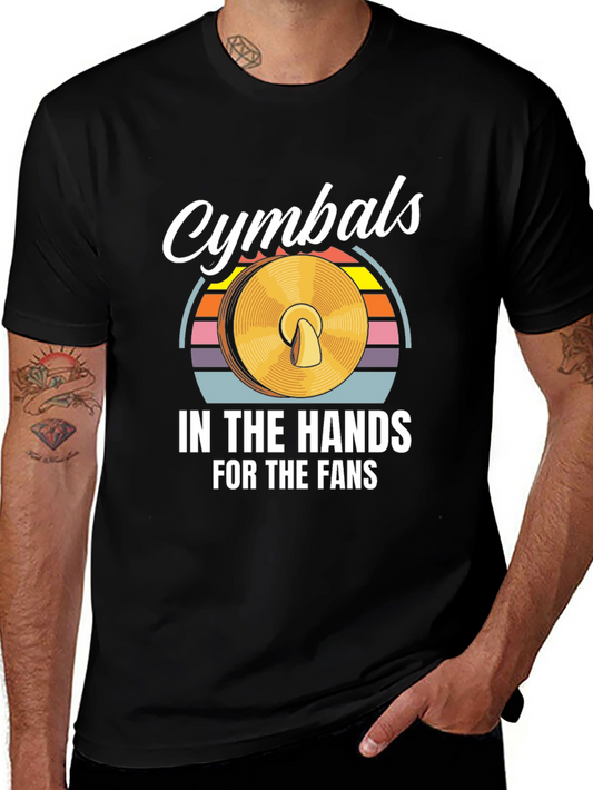 Cymbals Drummer Fan T-Shirt Music Player