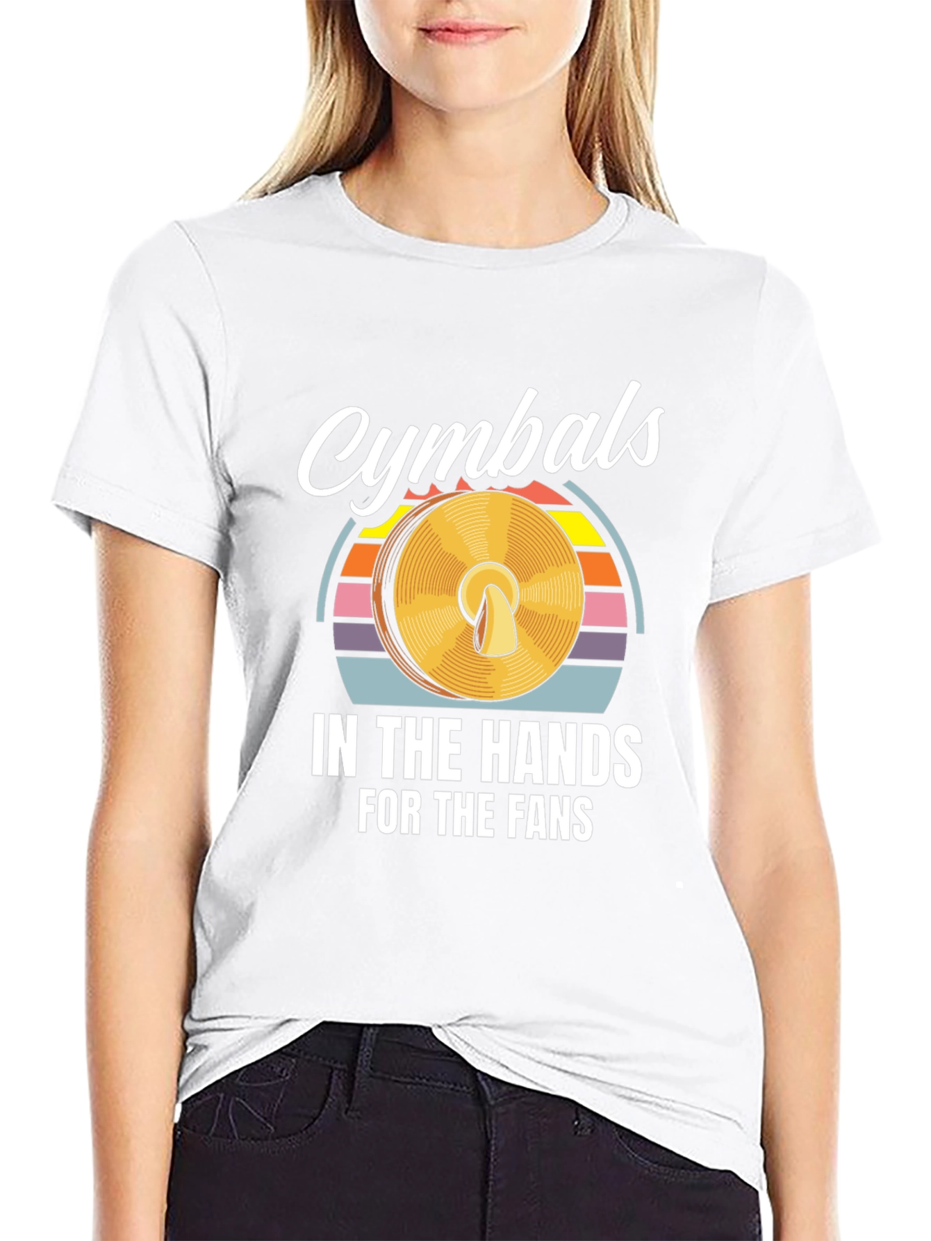 Cymbals Drummer Fan T-Shirt Music Player