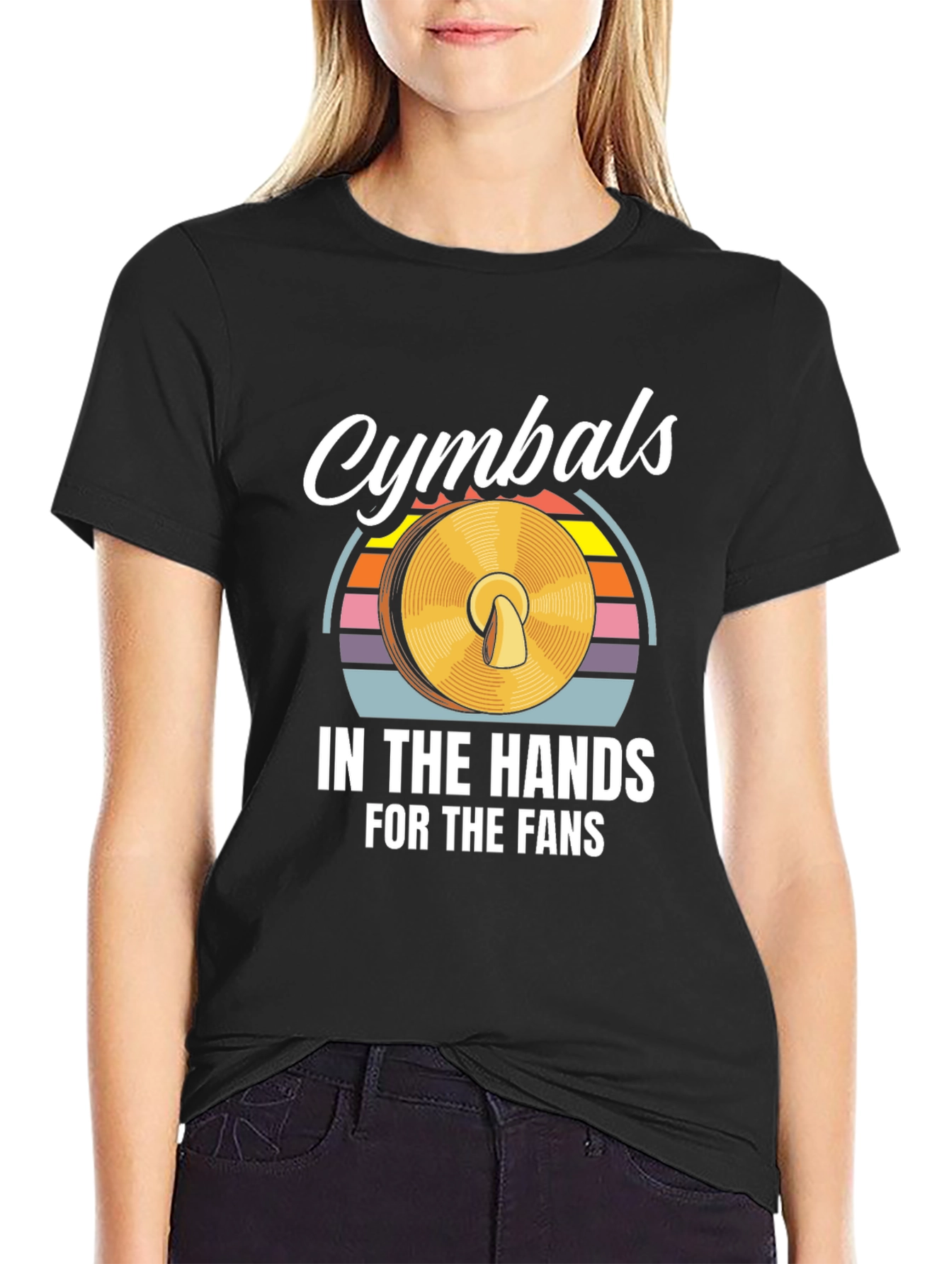 Cymbals Drummer Fan T-Shirt Music Player
