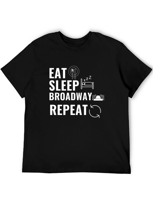 Eat Sleep Broadway Repeat T-Shirt