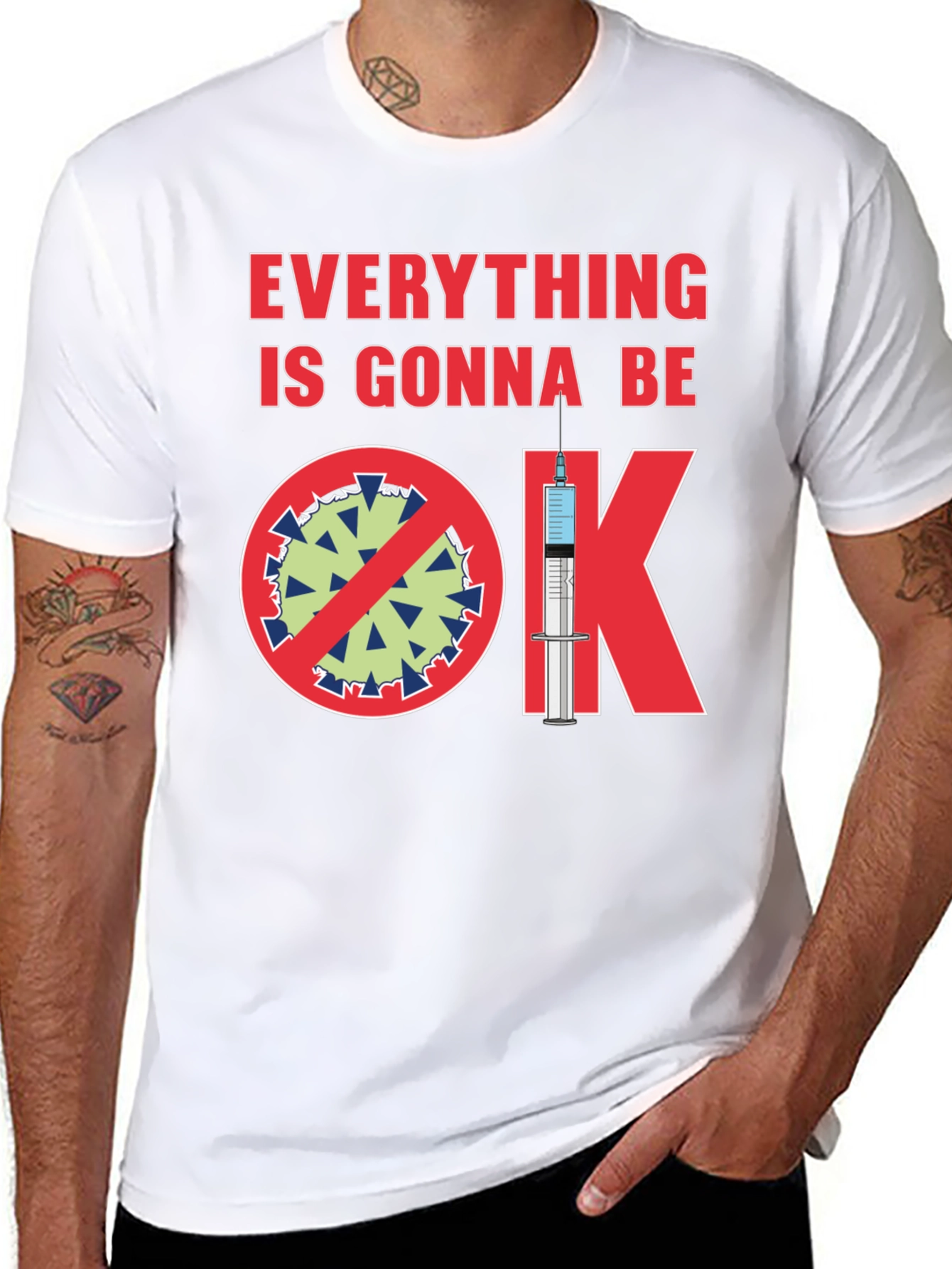 Everything Gonna Be OK Pro-Vaccine T-Shirt