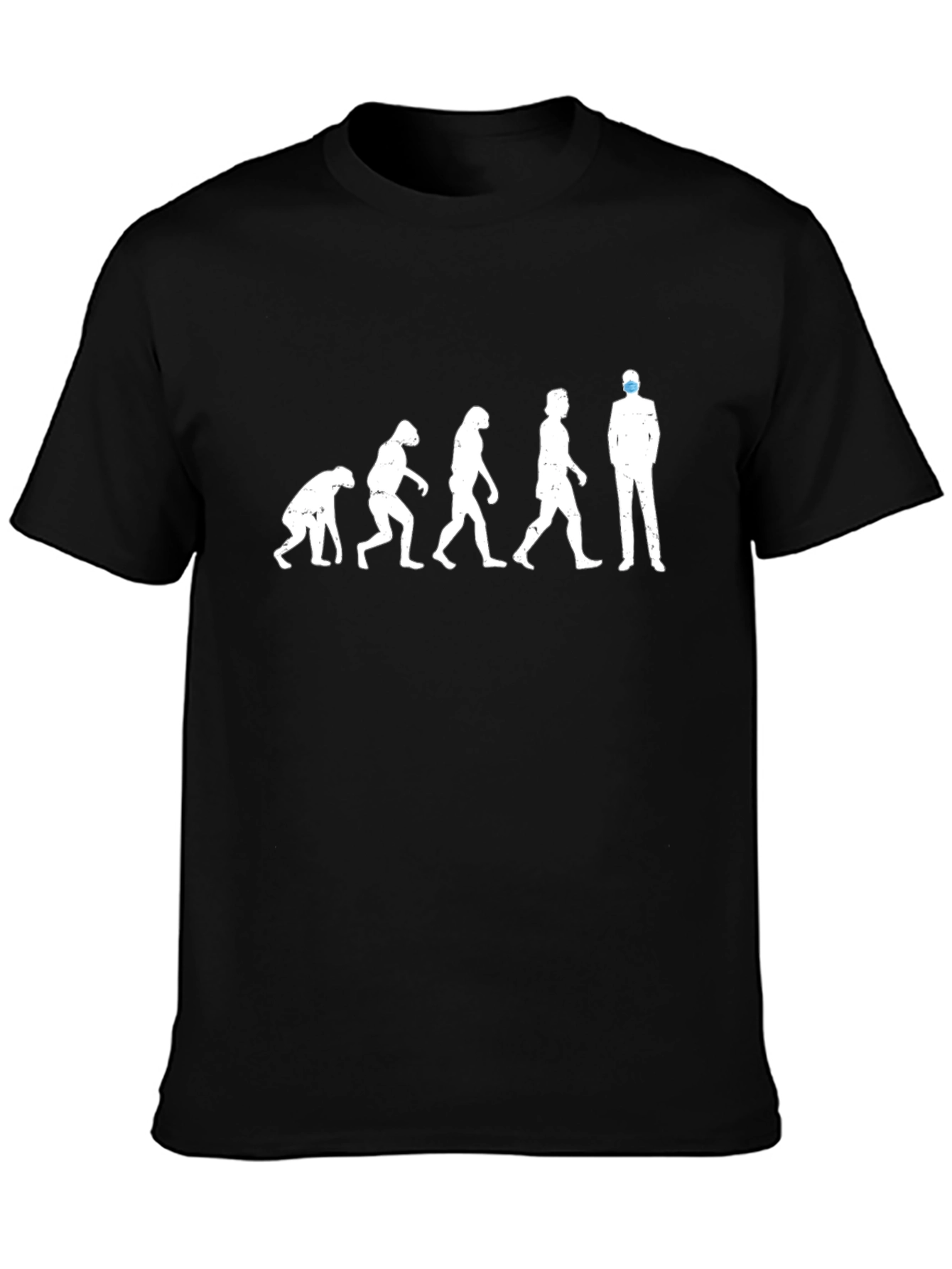 Evolution of Man T-Shirt - Masked Man