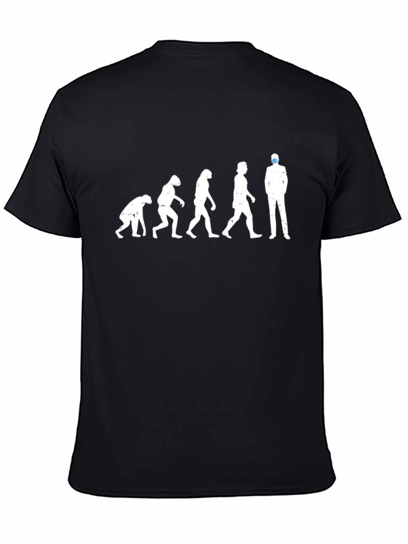 Evolution of Man T-Shirt - Masked Man