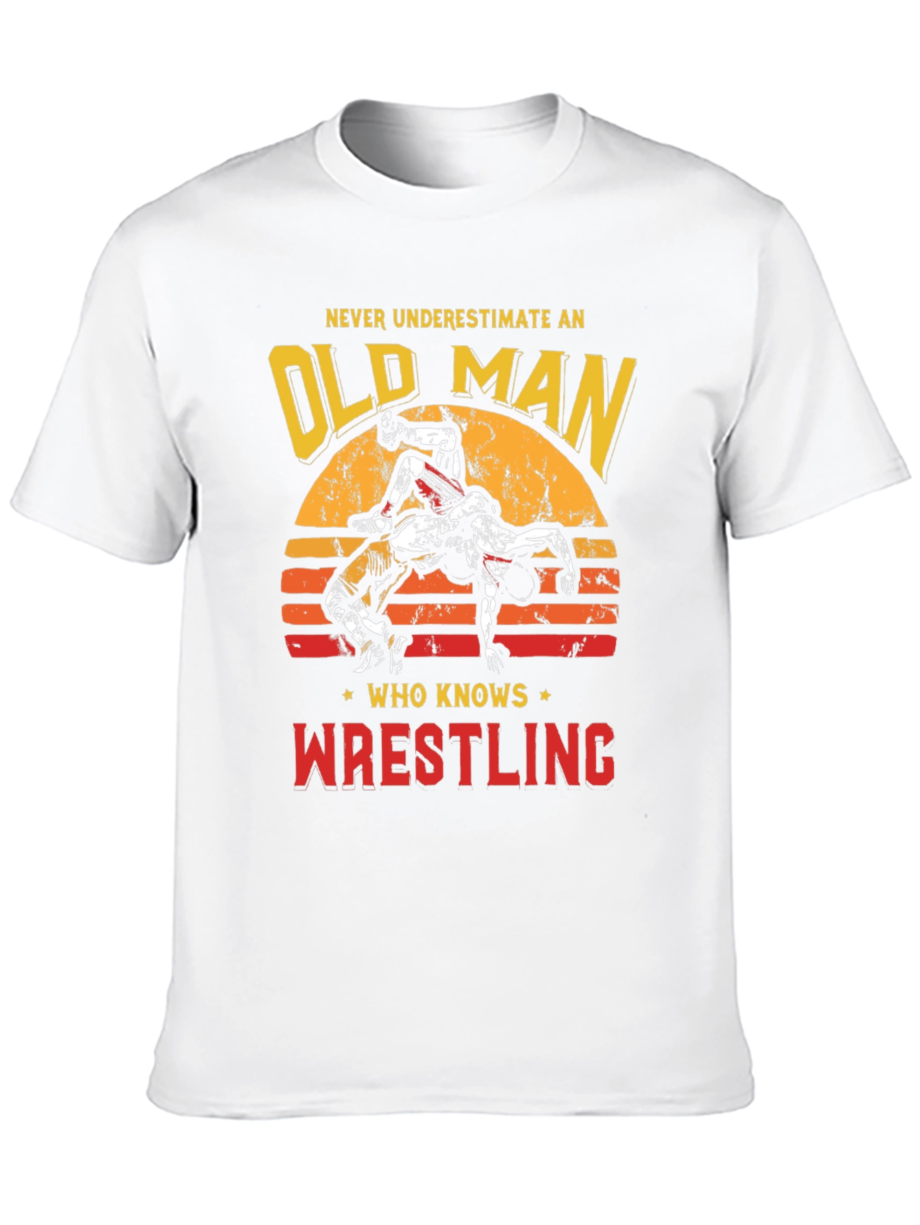 Old Man Wrestling T-Shirt
