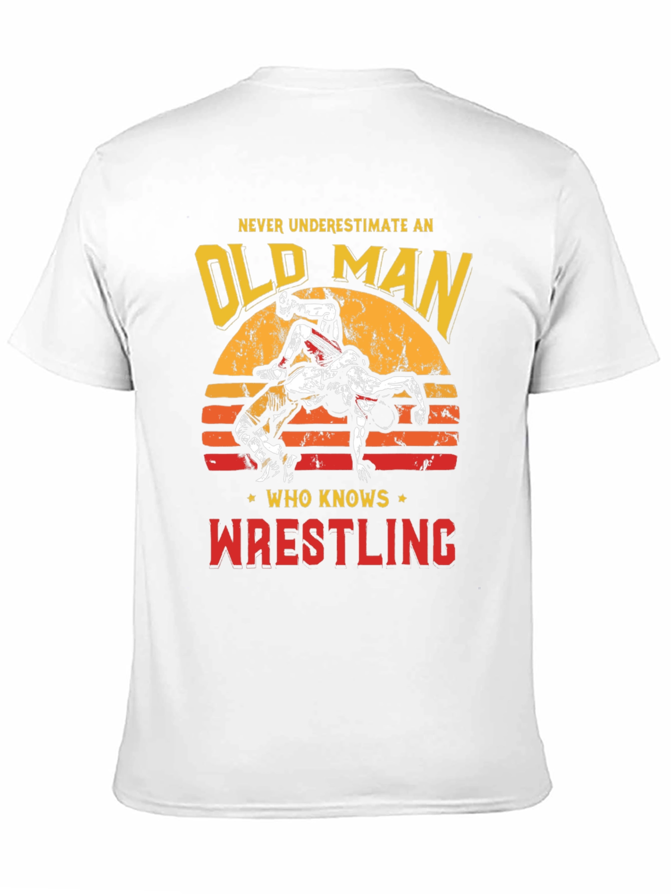 Old Man Wrestling T-Shirt