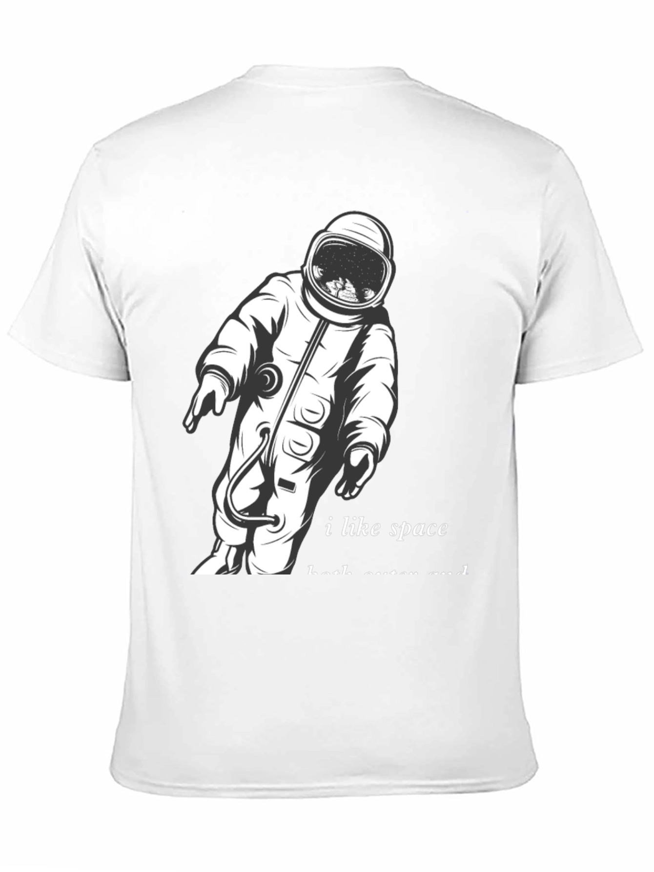 I Like Space Astronaut Graphic T-Shirt