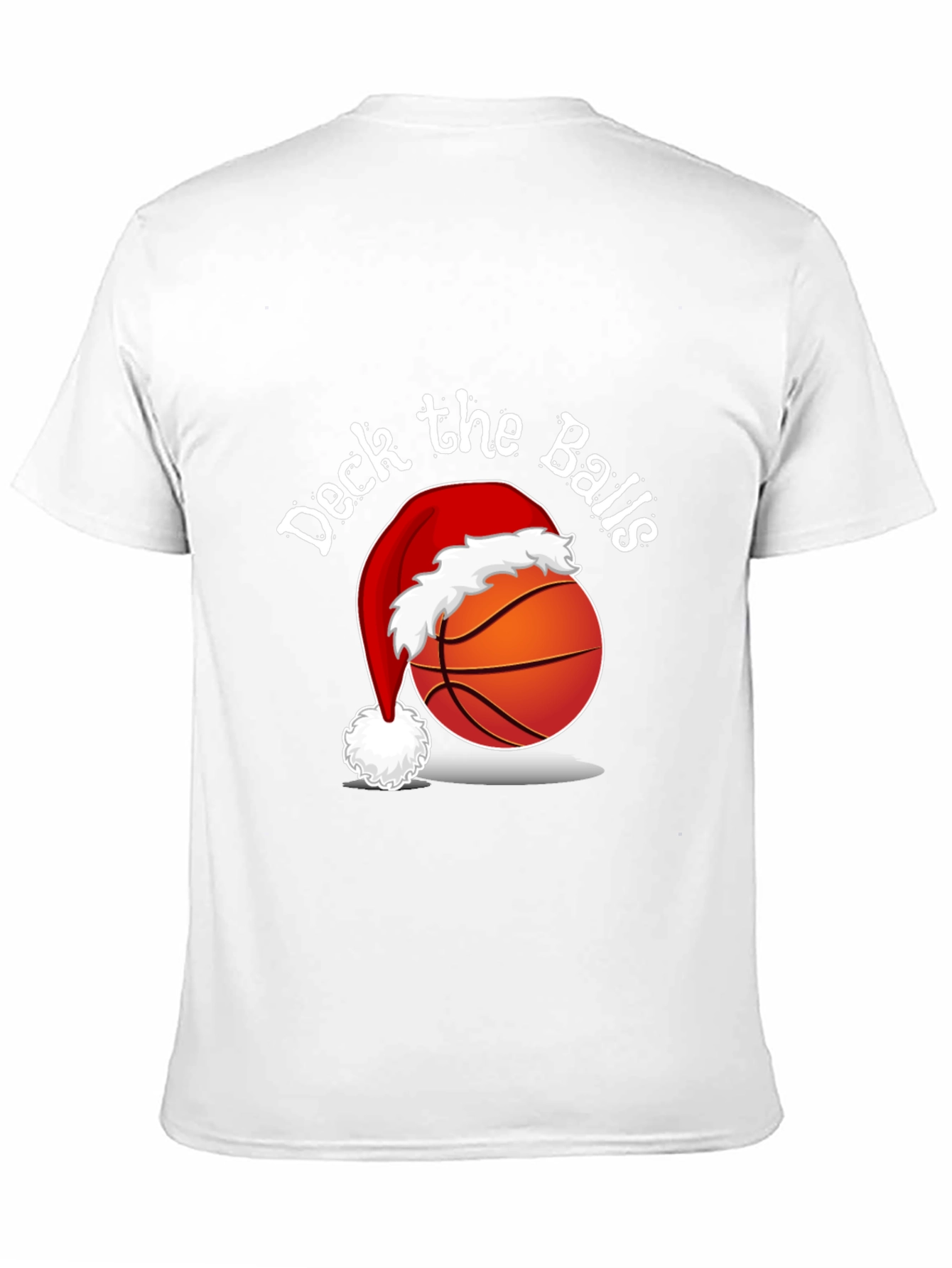 Deck the Balls T-Shirt - Holiday Basketball Tee