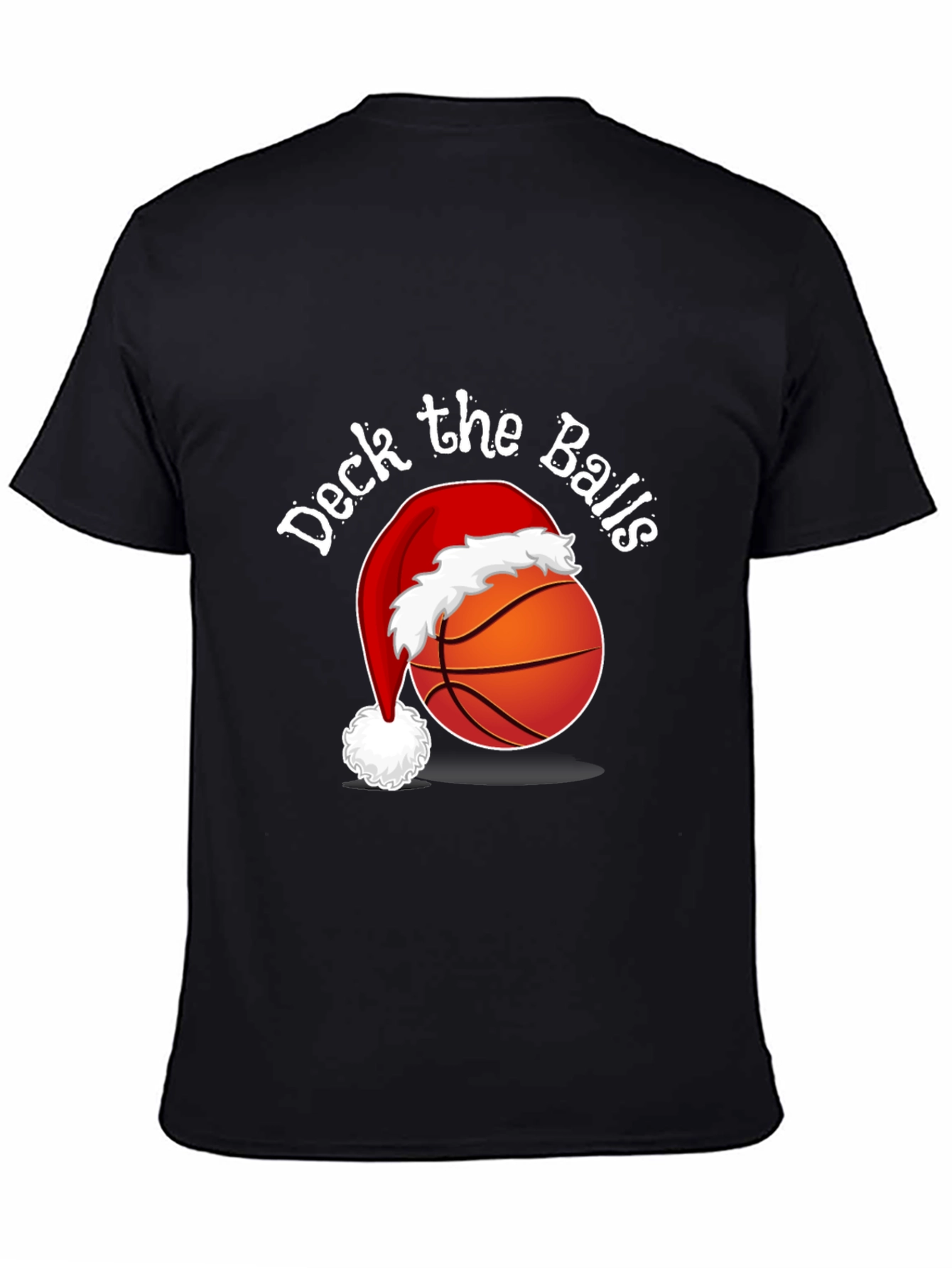 Deck the Balls T-Shirt - Holiday Basketball Tee