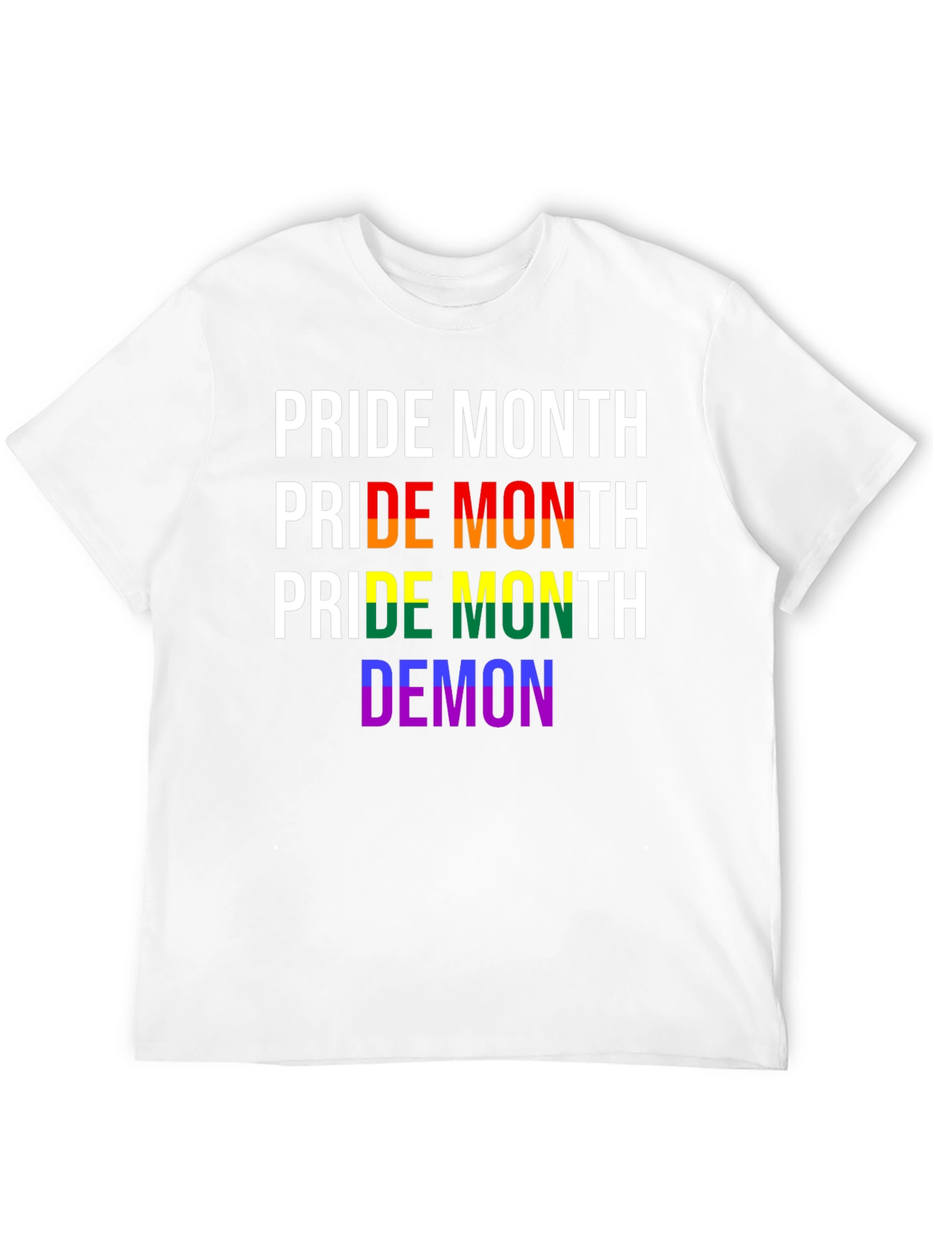 Pride Month Rainbow T-Shirt - LGBTQ+ Apparel