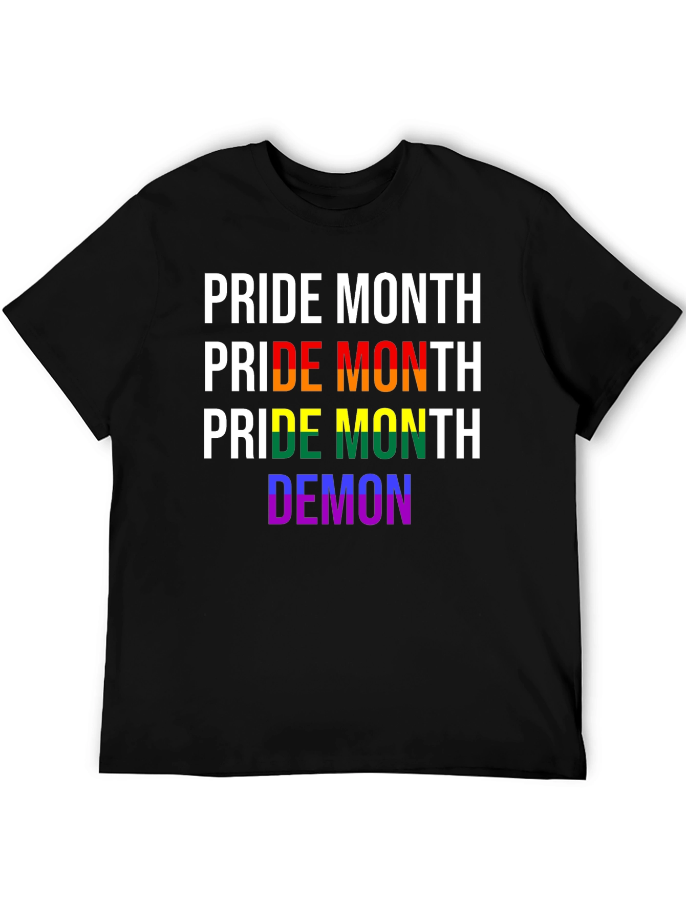 Pride Month Rainbow T-Shirt - LGBTQ+ Apparel