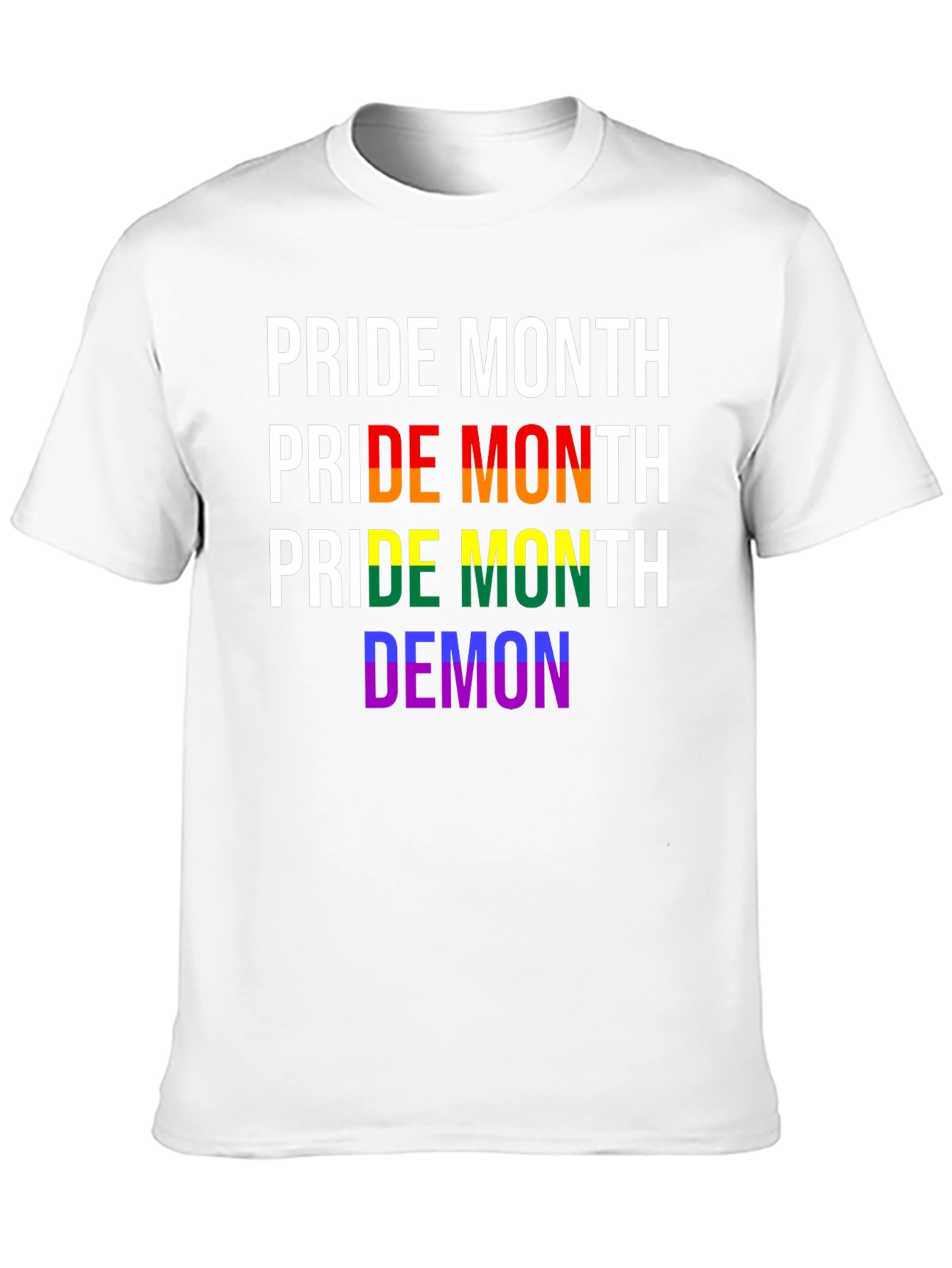 Pride Month Rainbow T-Shirt - LGBTQ+ Apparel