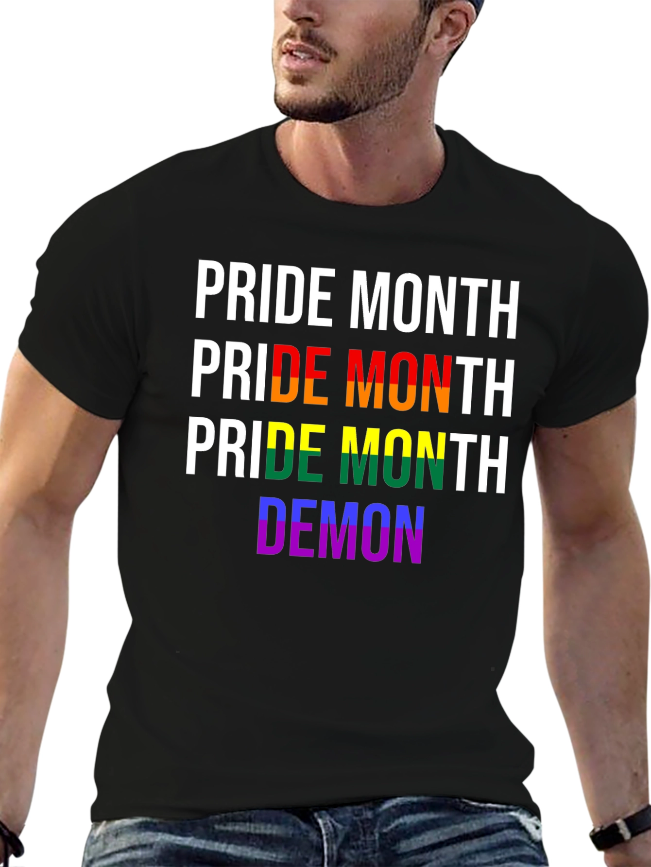 Pride Month Rainbow T-Shirt - LGBTQ+ Apparel