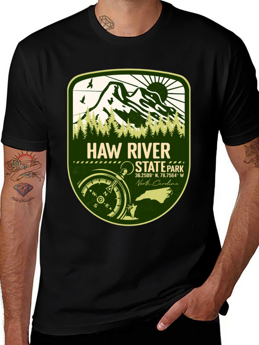 Haw River State Park Black T-Shirt