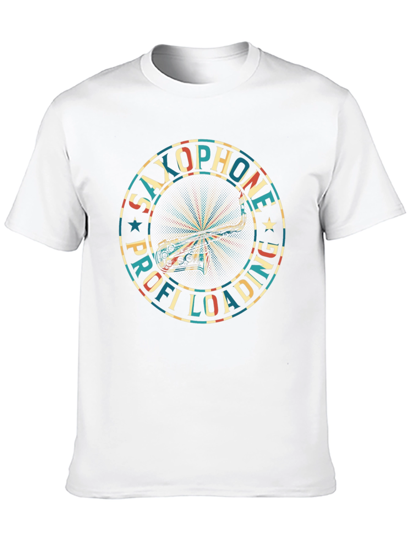 Saxophone Retro Graphic T-Shirt