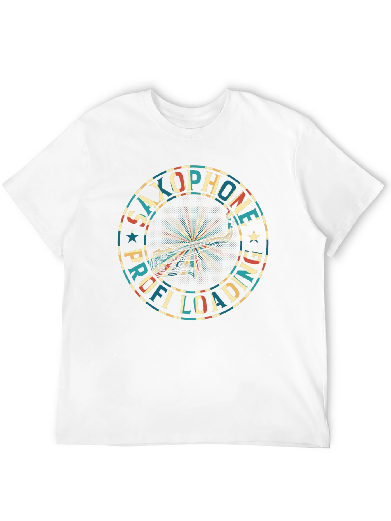 Saxophone Retro Graphic T-Shirt