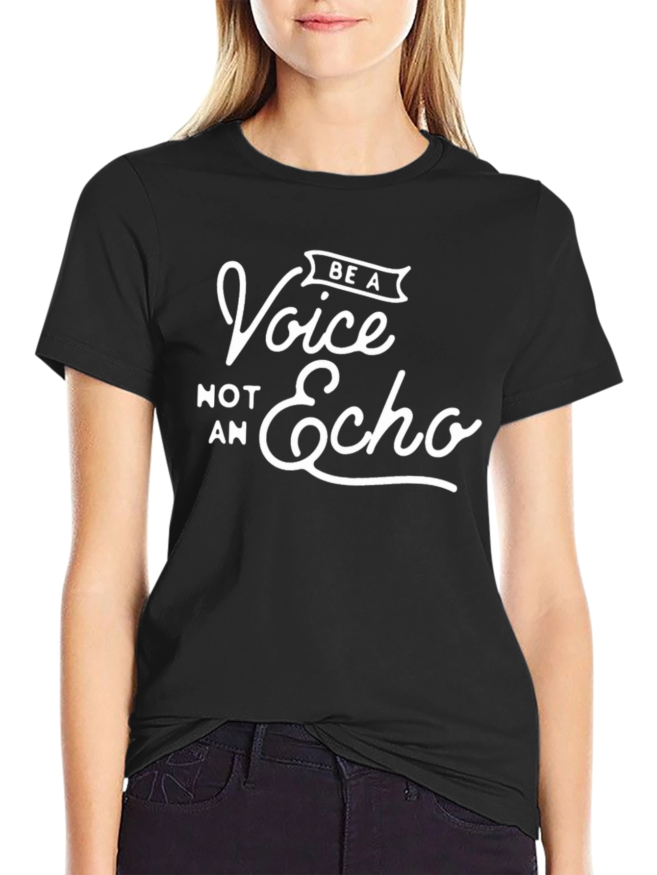 Be A Voice Not an Echo Graphic T-Shirt