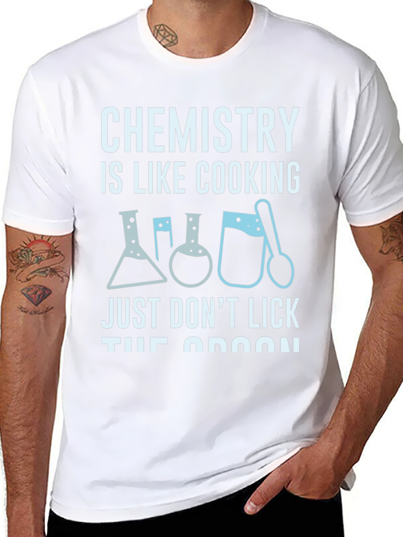 Chemistry is Like Cooking Black T-Shirt