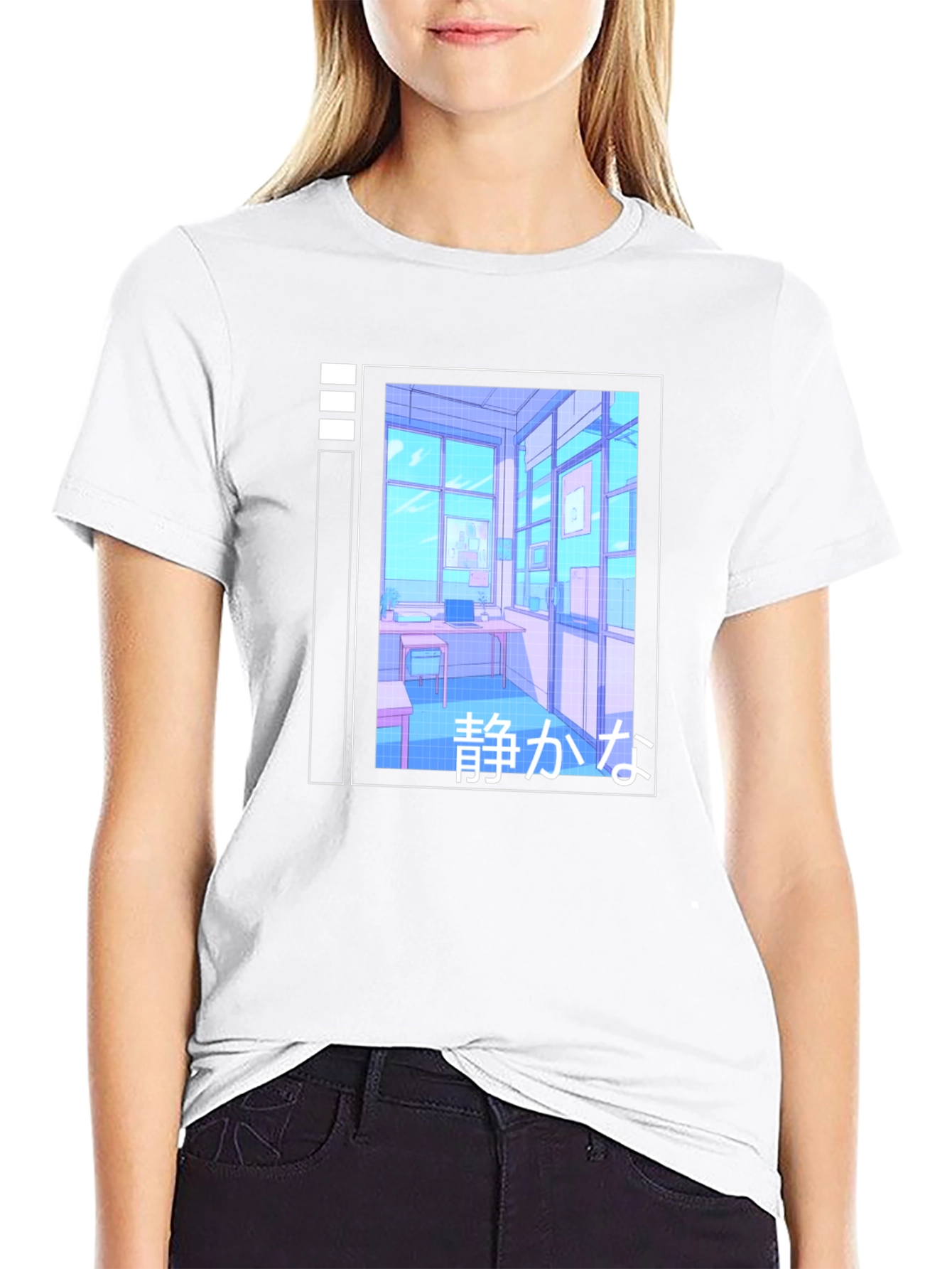 Aesthetic Vaporwave Japanese Room T-Shirt