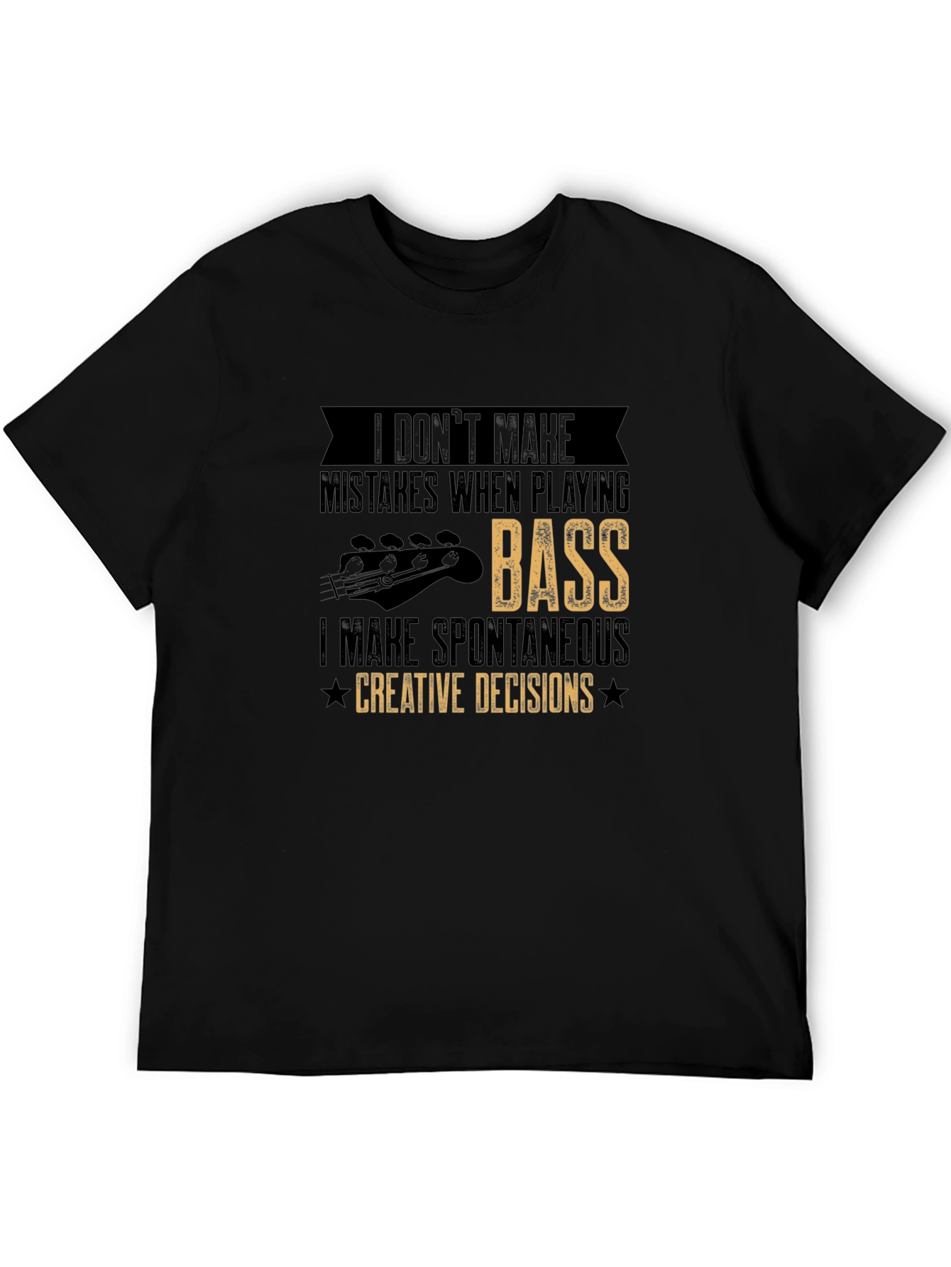 Bass Player Creative Decisions Graphic Tee
