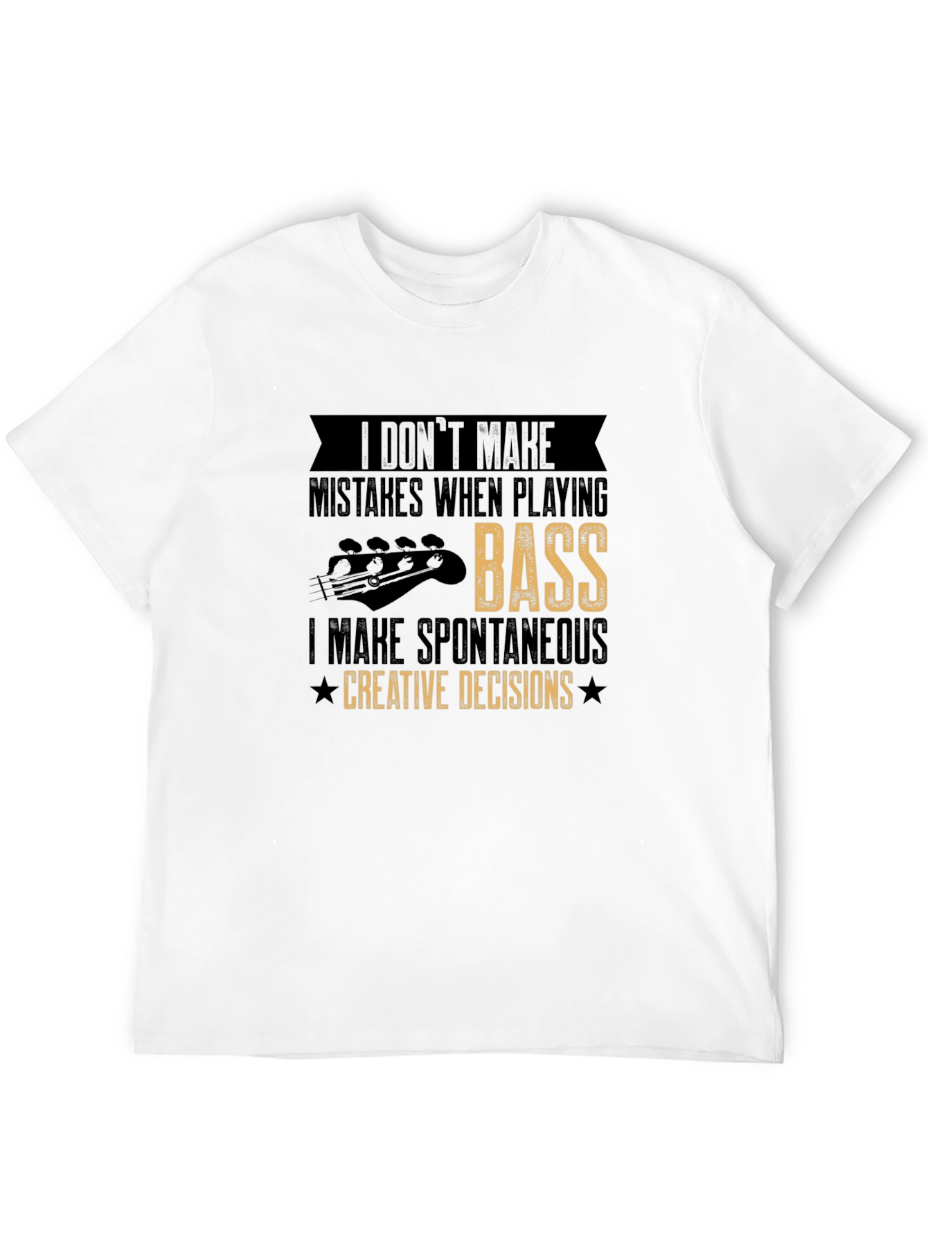 Bass Player Creative Decisions Graphic Tee