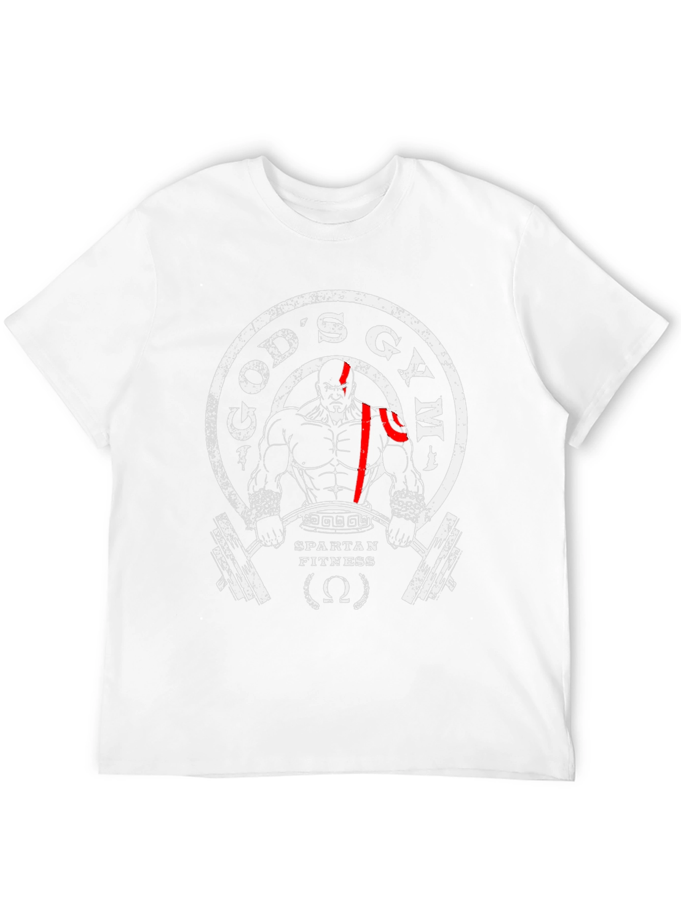 Gods Gym Spartan Fitness Black T-Shirt