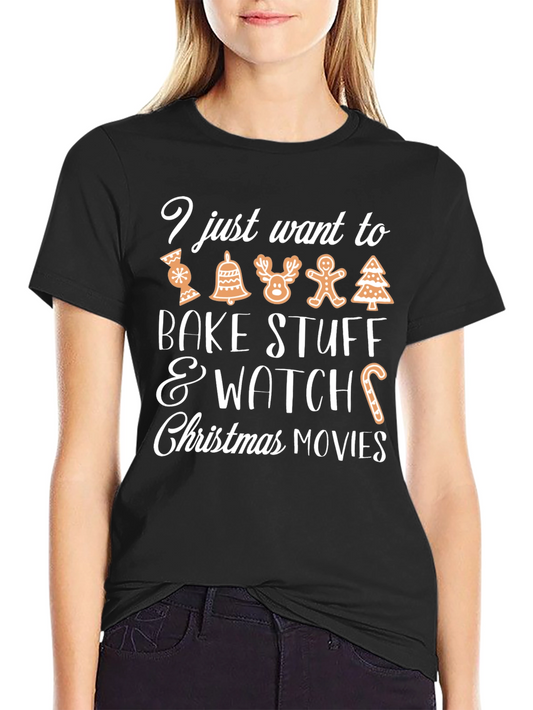 Christmas Baking Movie T-Shirt