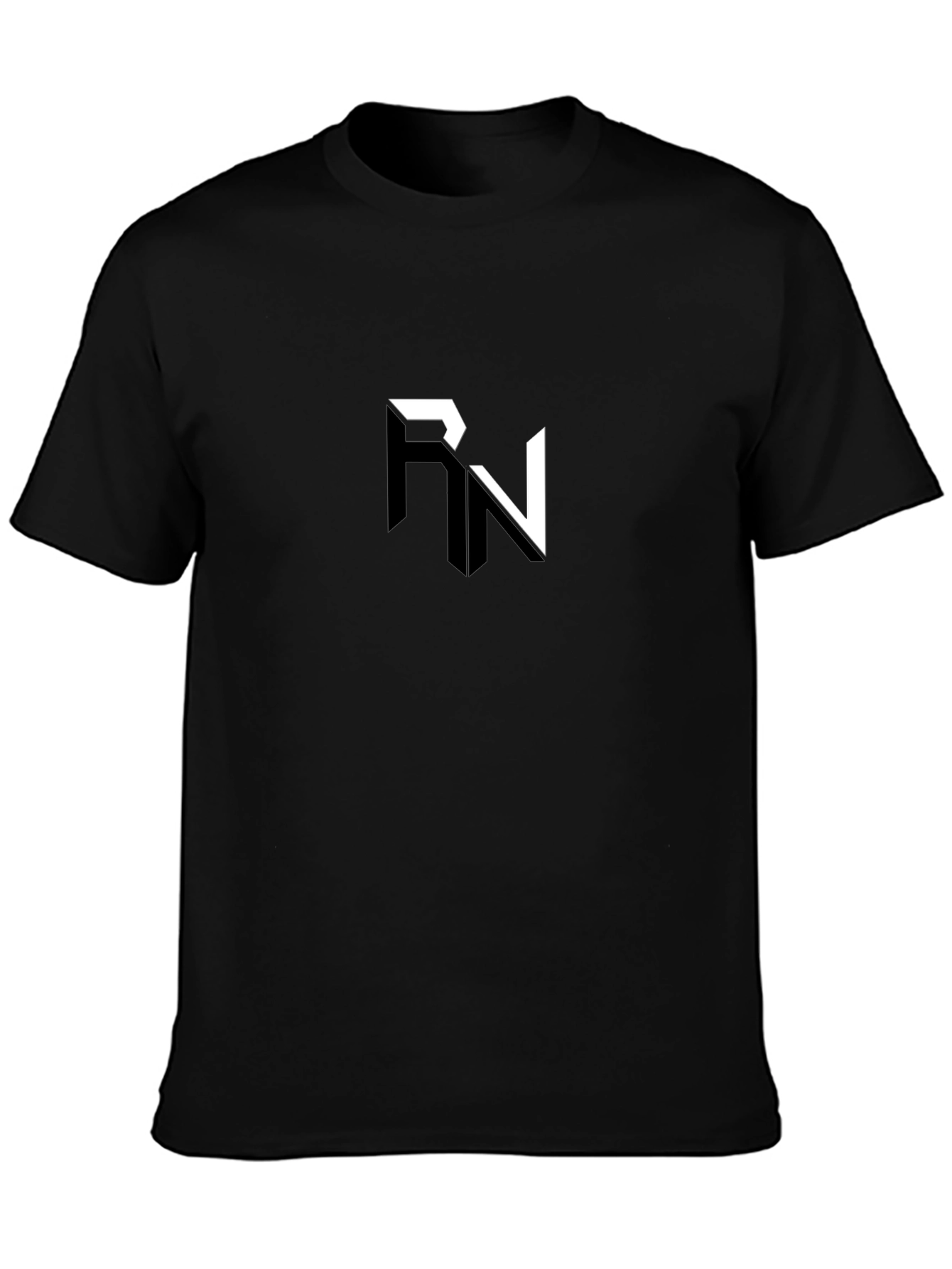 Modern RN Logo Black T-Shirt