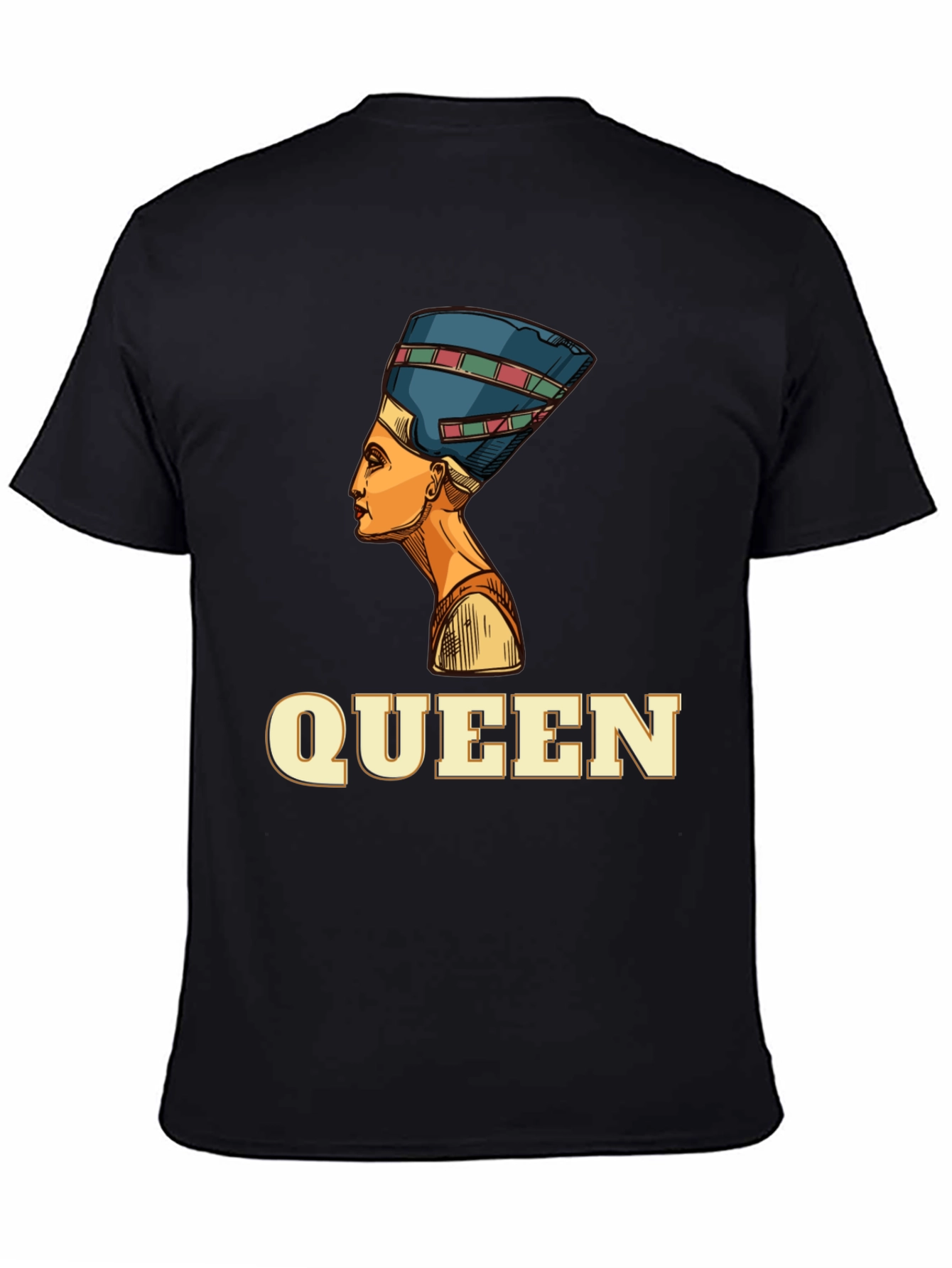 Egyptian Queen Graphic Black T-Shirt