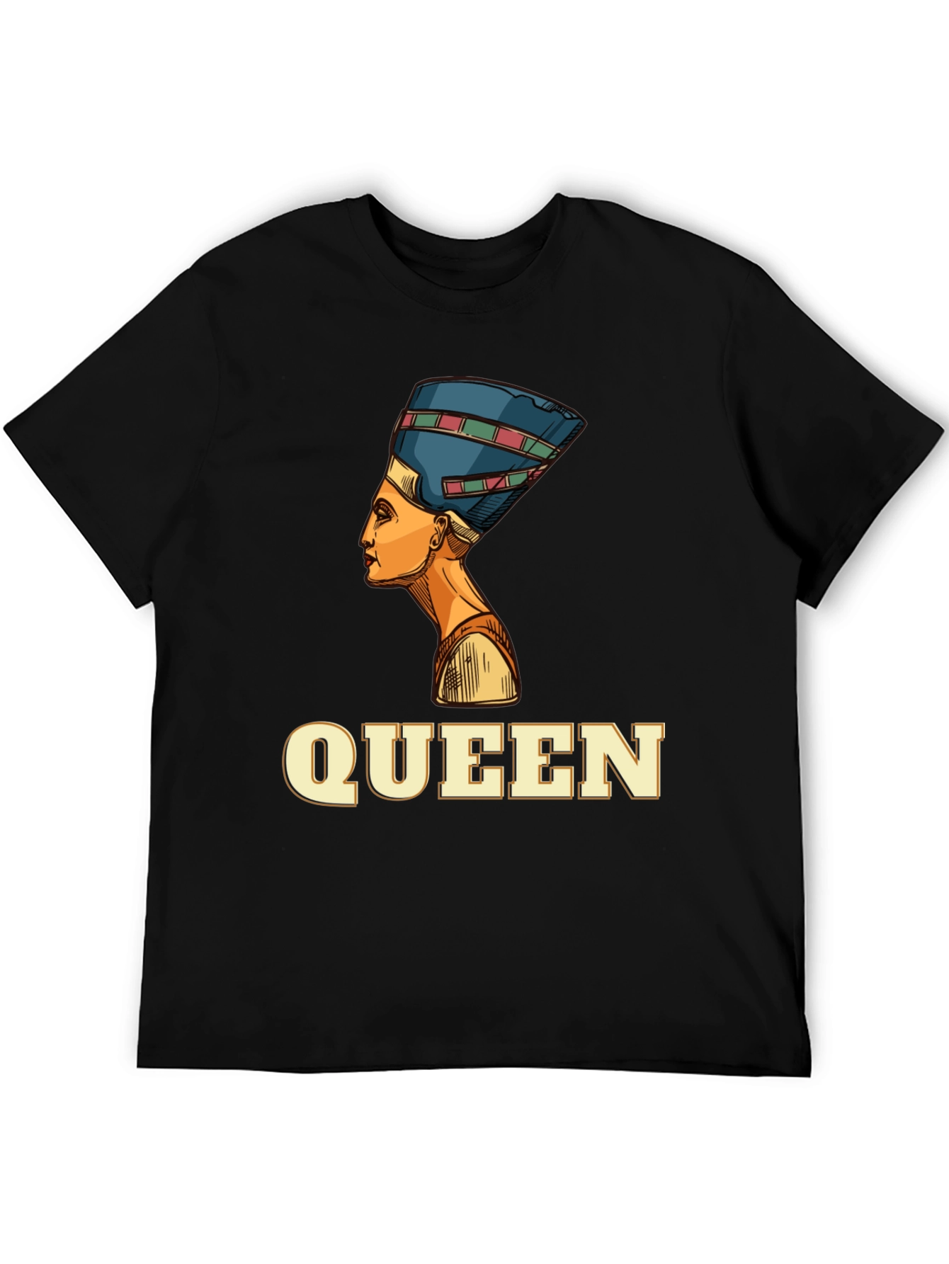 Egyptian Queen Graphic Black T-Shirt