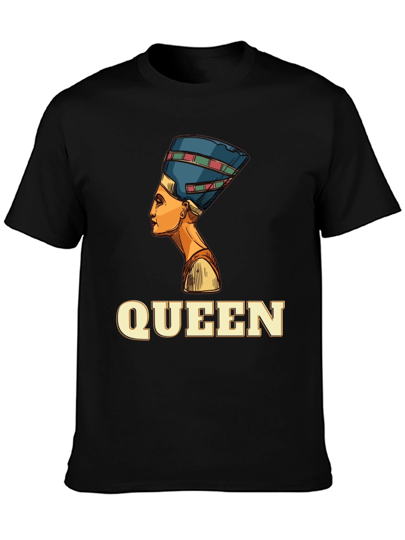 Egyptian Queen Graphic Black T-Shirt