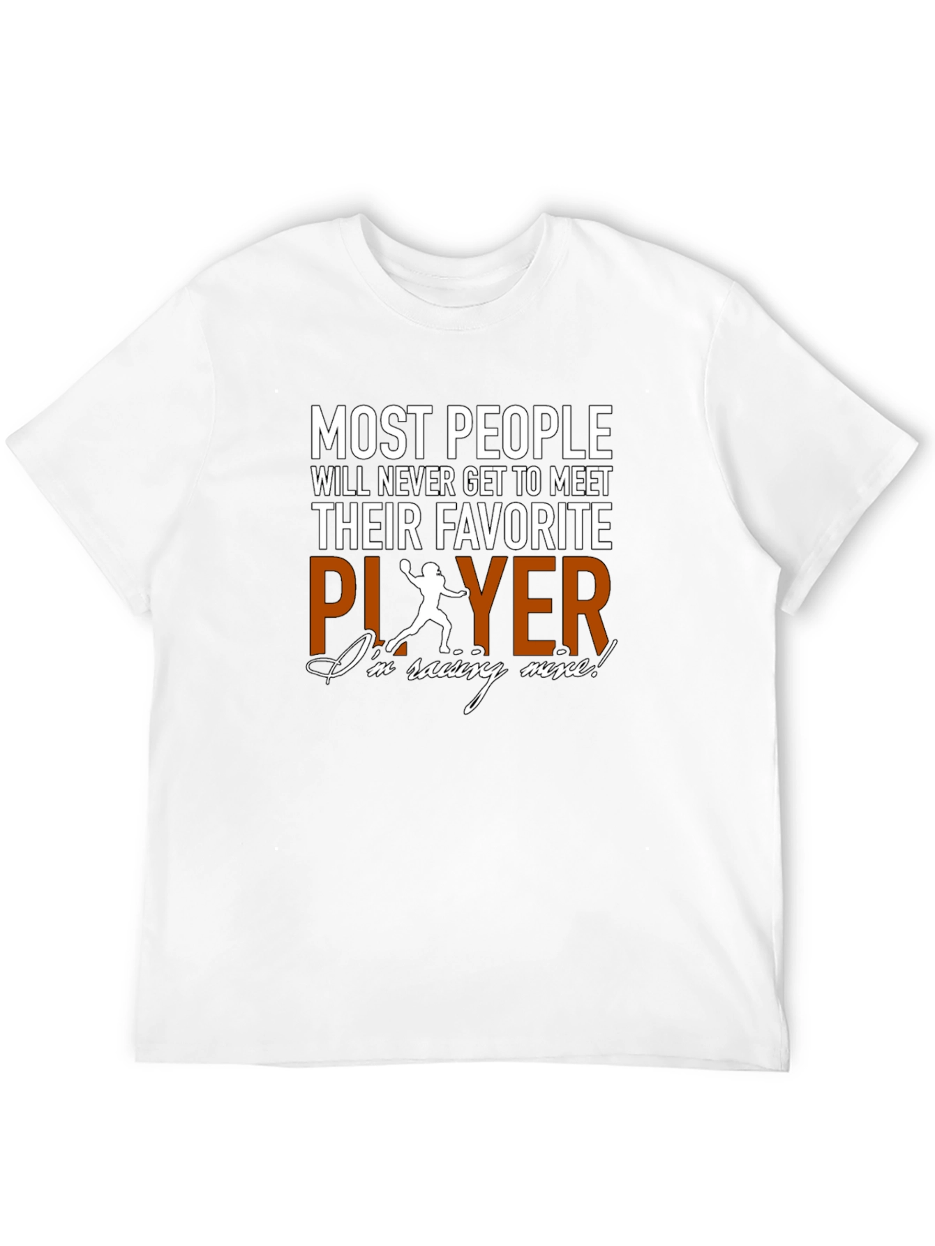 Proud Parent Football Player Graphic Tee