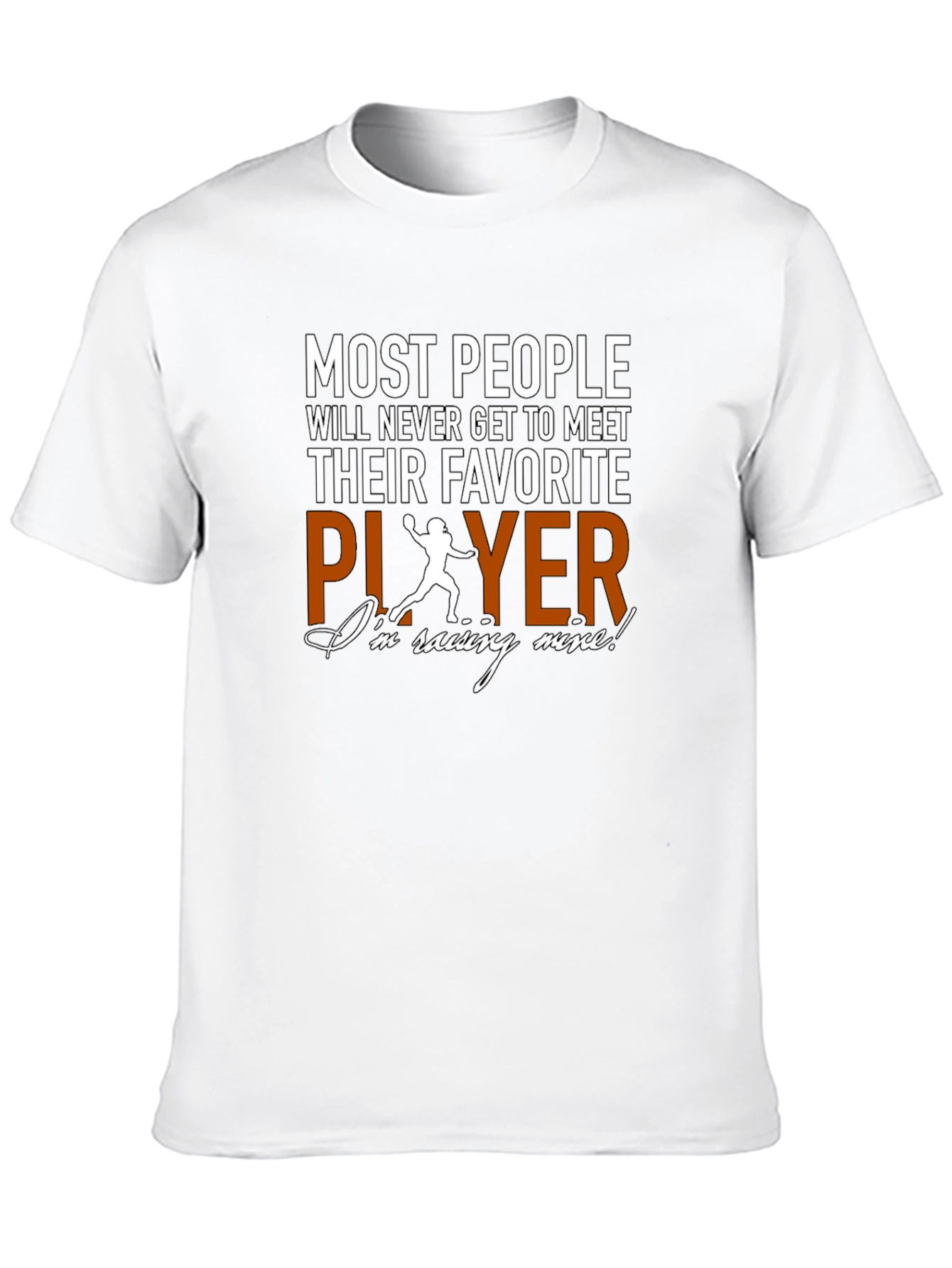 Proud Parent Football Player Graphic Tee