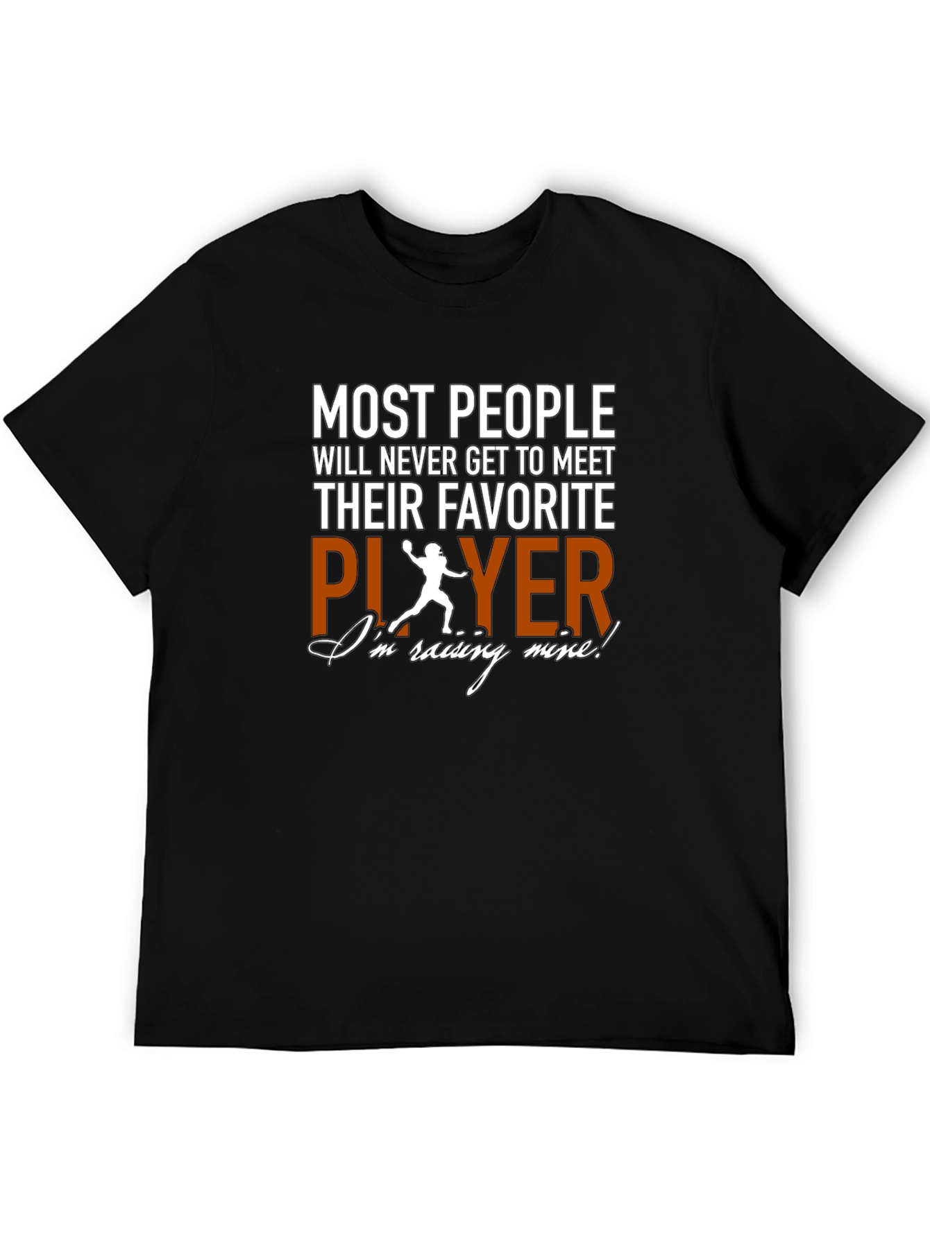 Proud Parent Football Player Graphic Tee
