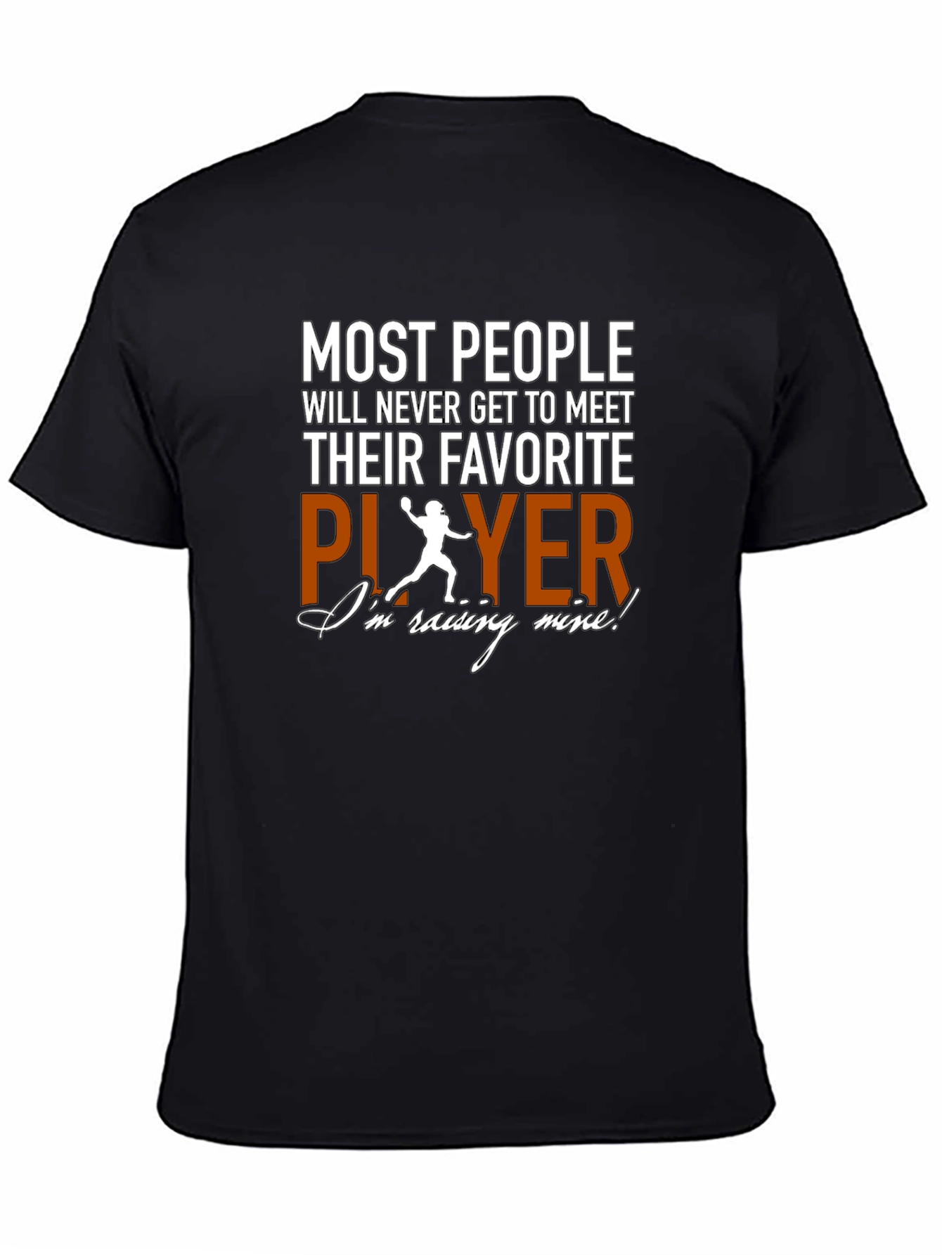Proud Parent Football Player Graphic Tee