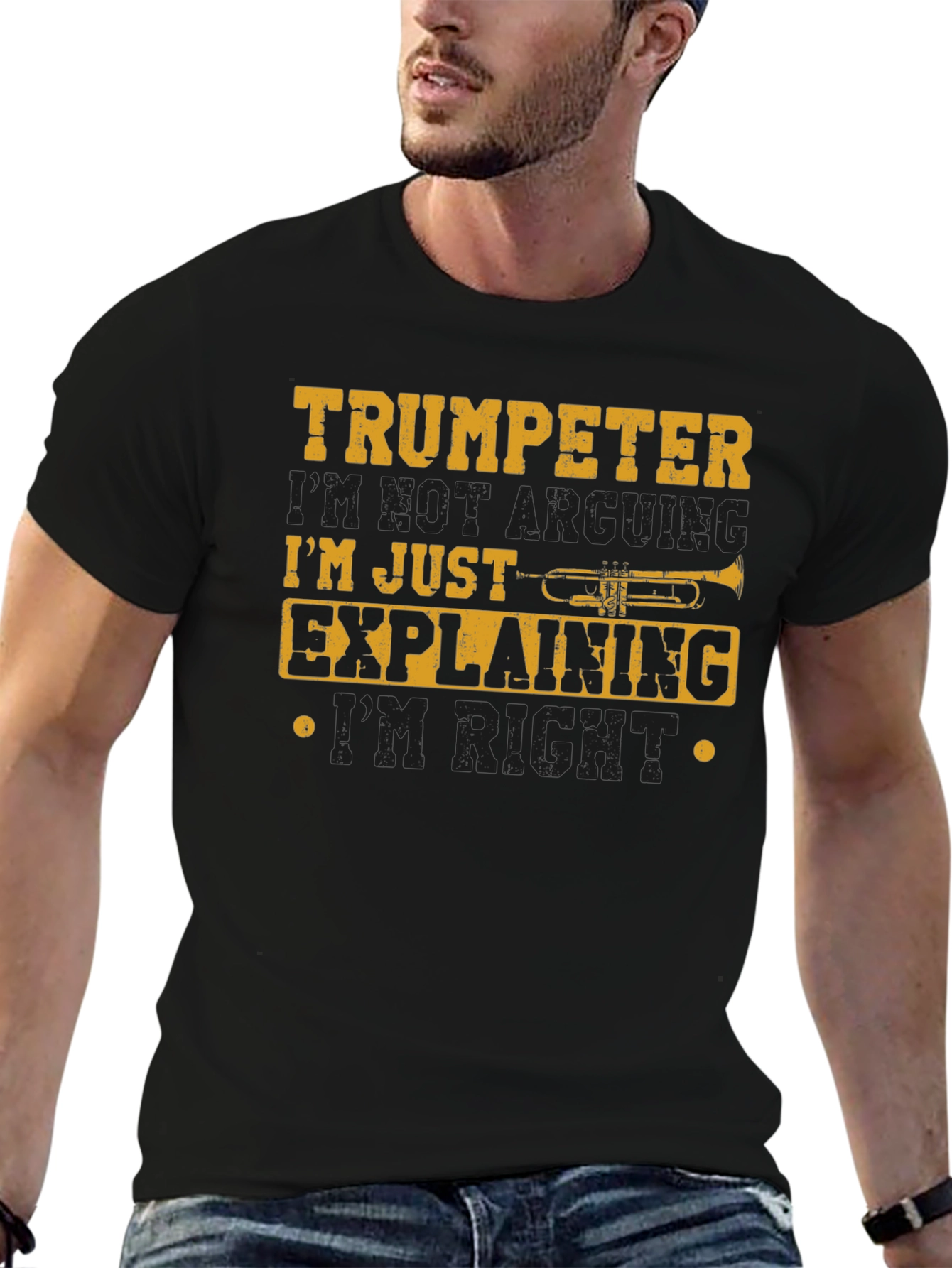 Trumpeter Explaining T-Shirt Funny Musician Tee