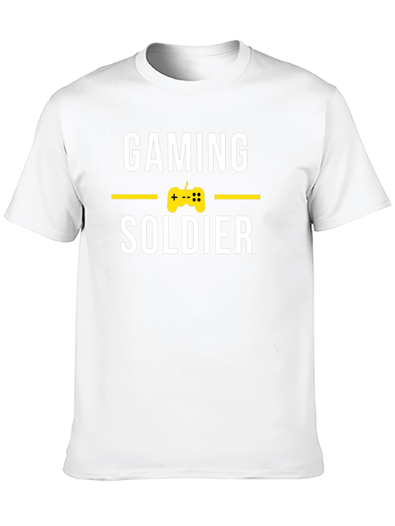 Gaming Soldier T-Shirt - Black Gamer Tee
