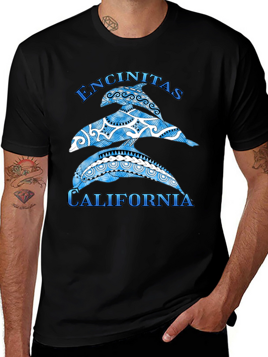 Encinitas California Dolphin T-Shirt