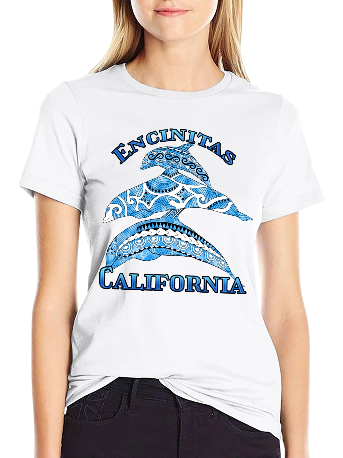 Encinitas California Dolphin T-Shirt