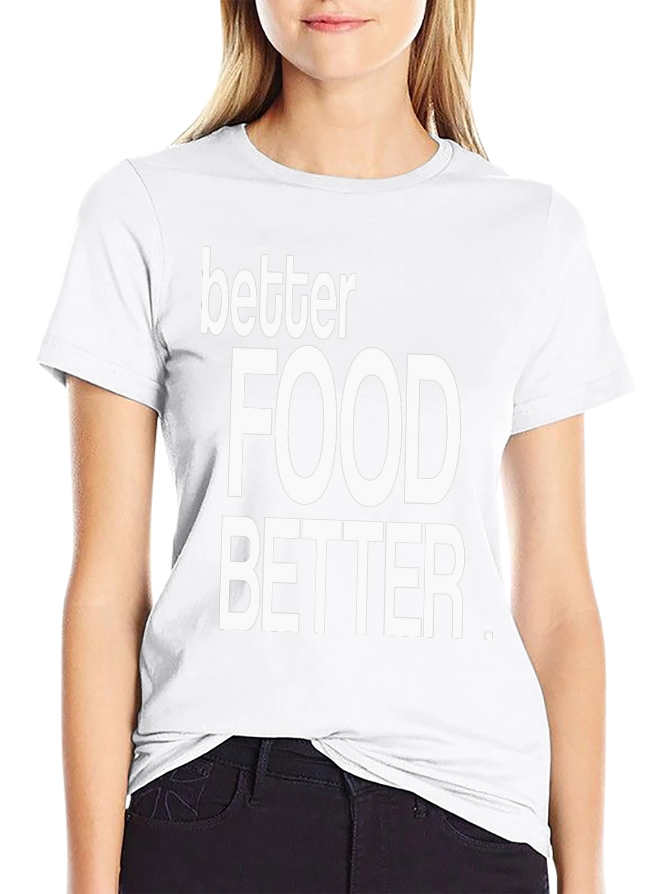Better Food Better. Graphic Tee - Black Casual Shirt