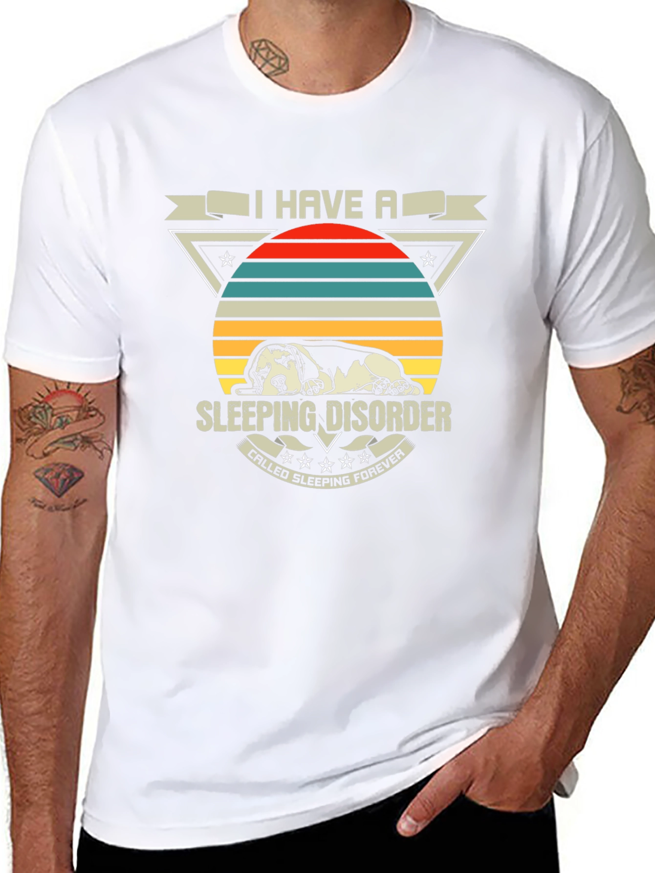 Sleeping Disorder Dog Graphic T-Shirt
