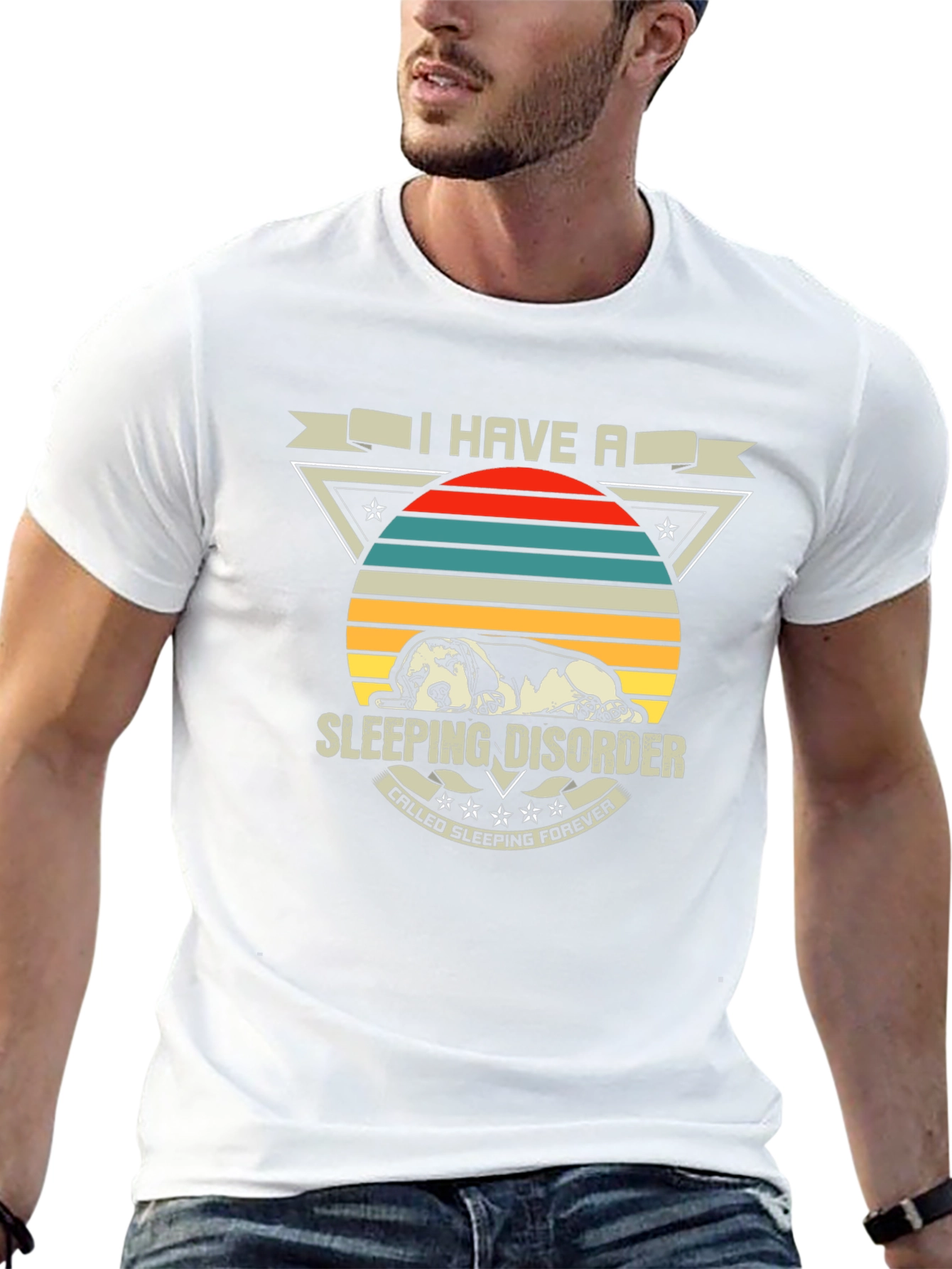 Sleeping Disorder Dog Graphic T-Shirt