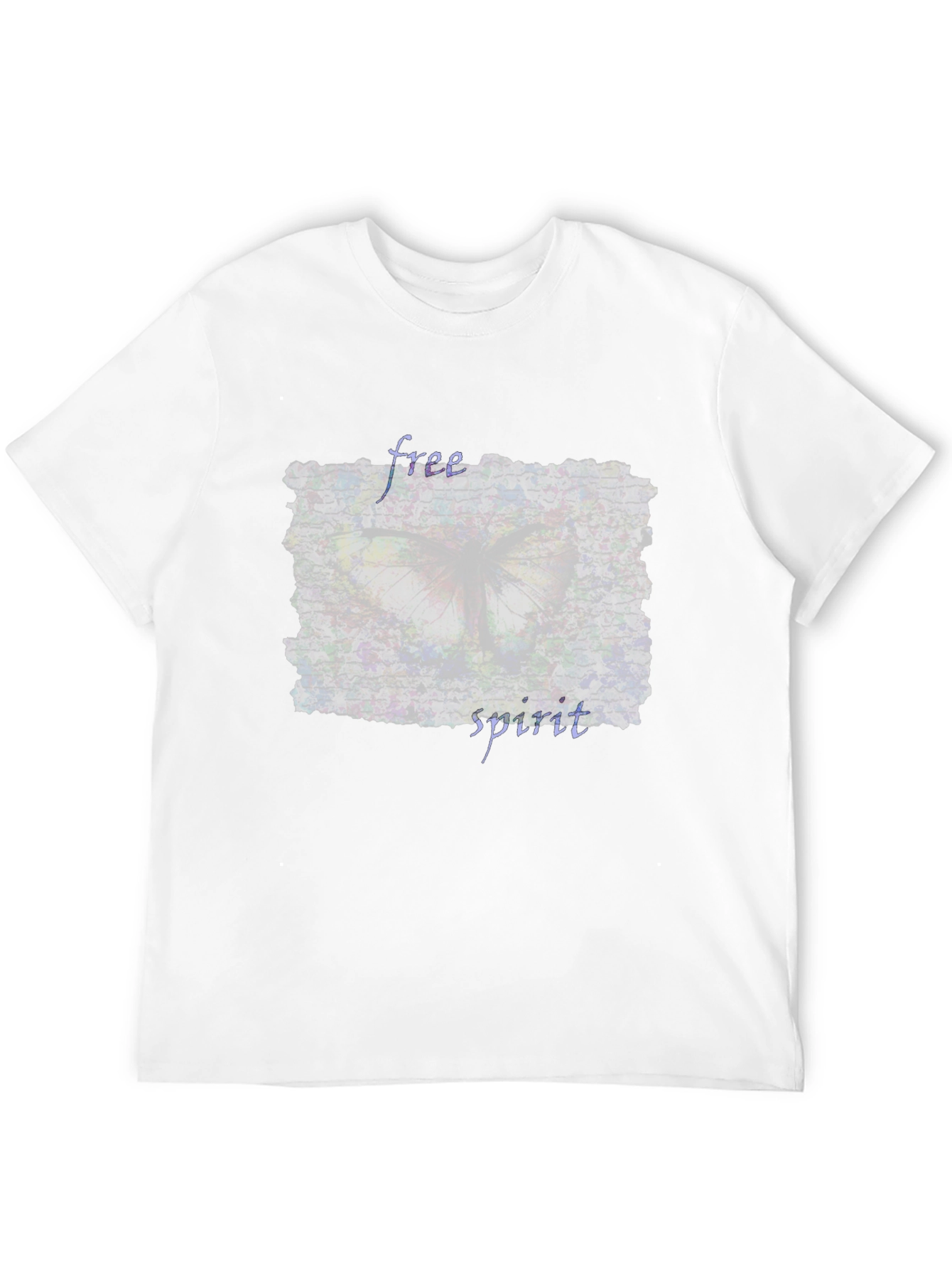 Free Spirit Butterfly Graphic Tee - Black
