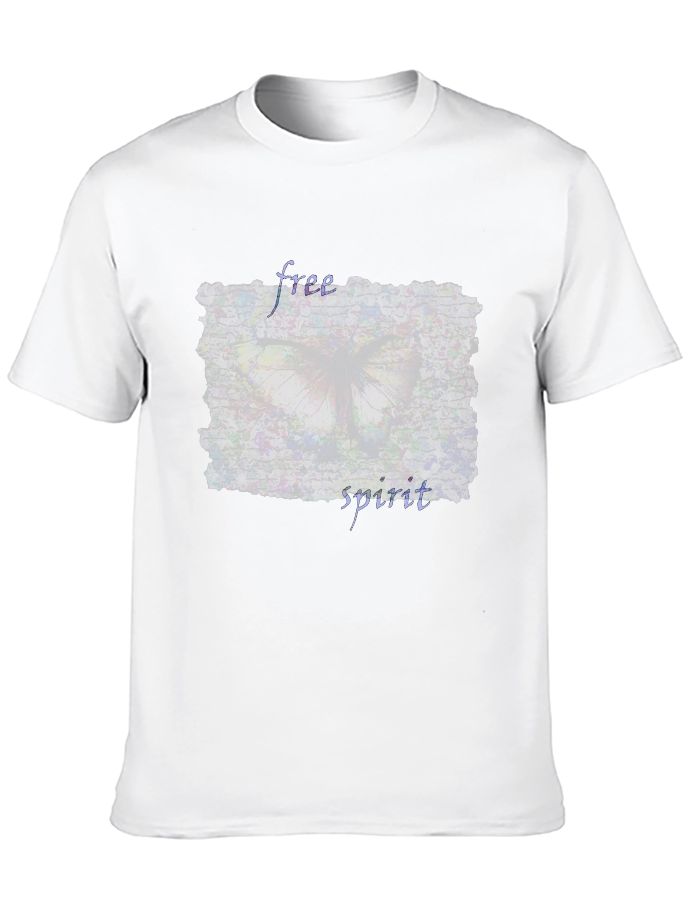 Free Spirit Butterfly Graphic Tee - Black