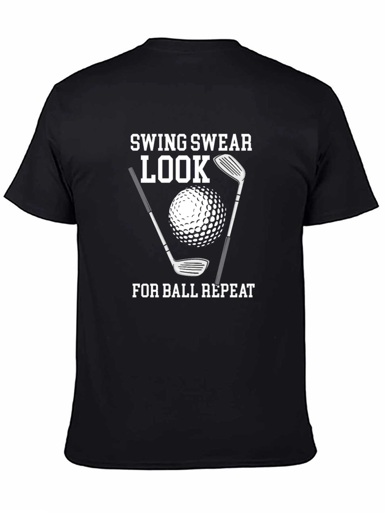 Swing Swear Look T-Shirt Golf Tee
