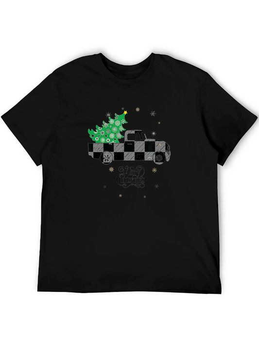 Christmas Tree Truck Graphic Tee