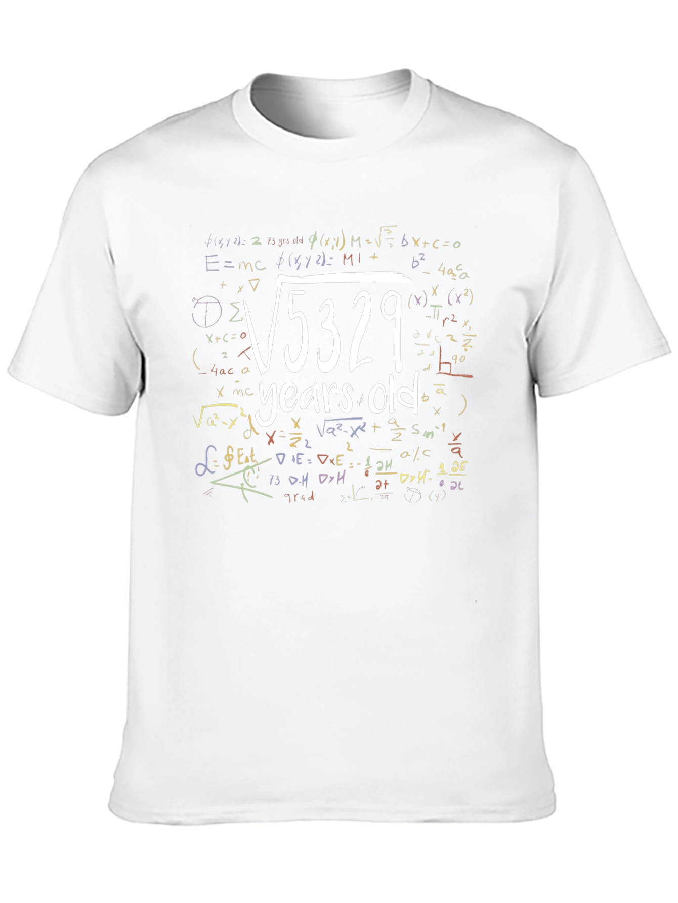 Funny Math 73rd Birthday T-Shirt for Him