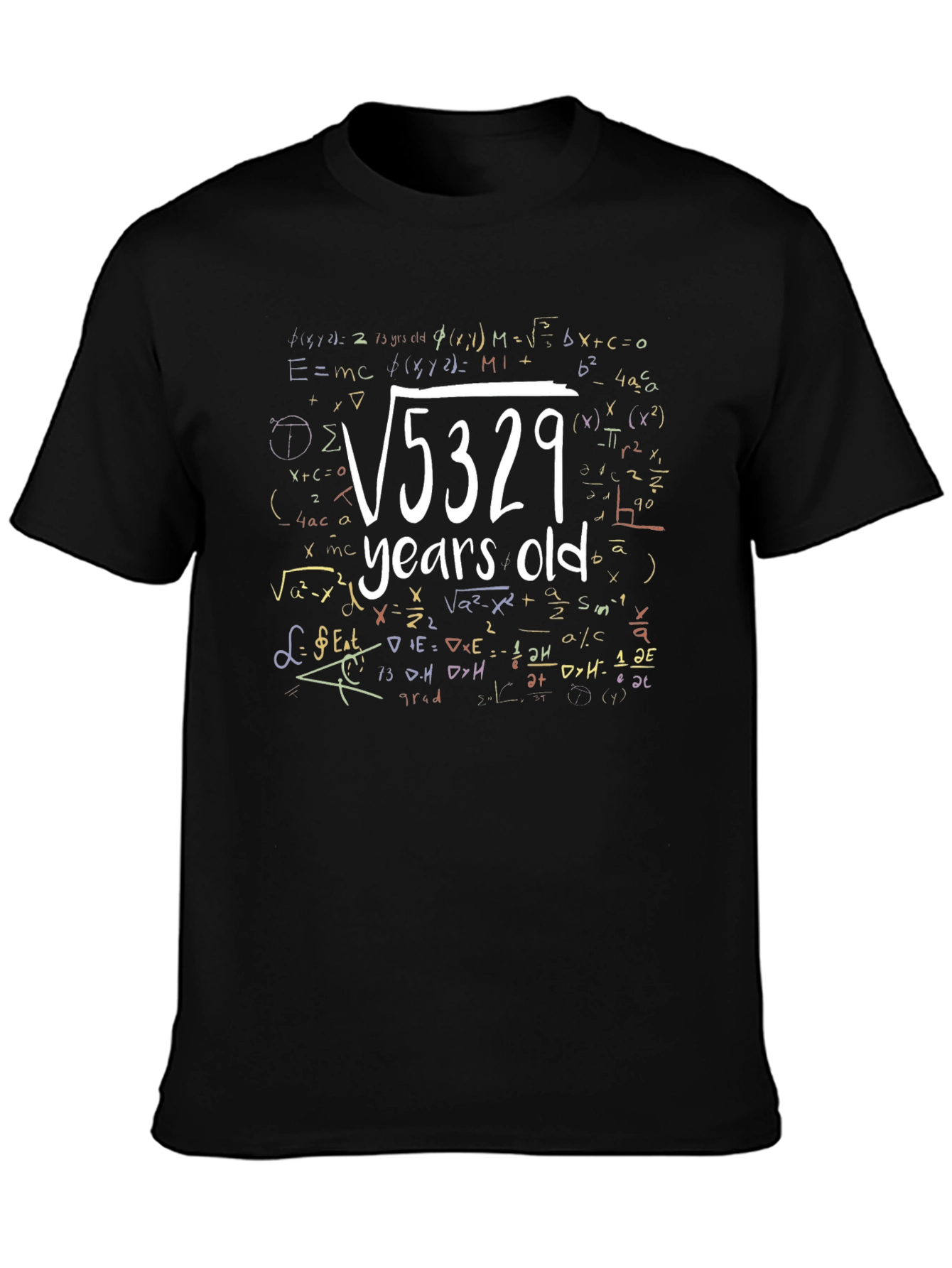 Funny Math 73rd Birthday T-Shirt for Him