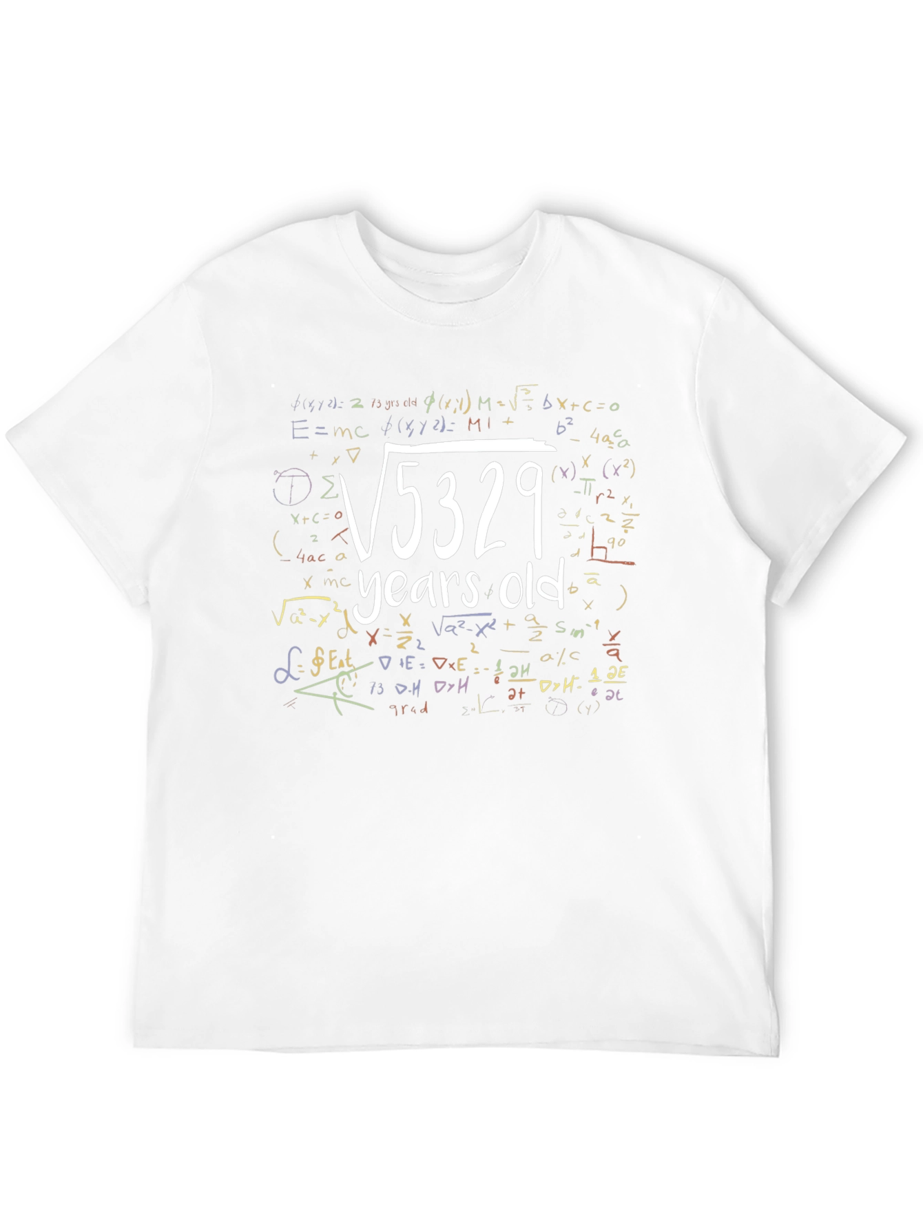 Funny Math 73rd Birthday T-Shirt for Him