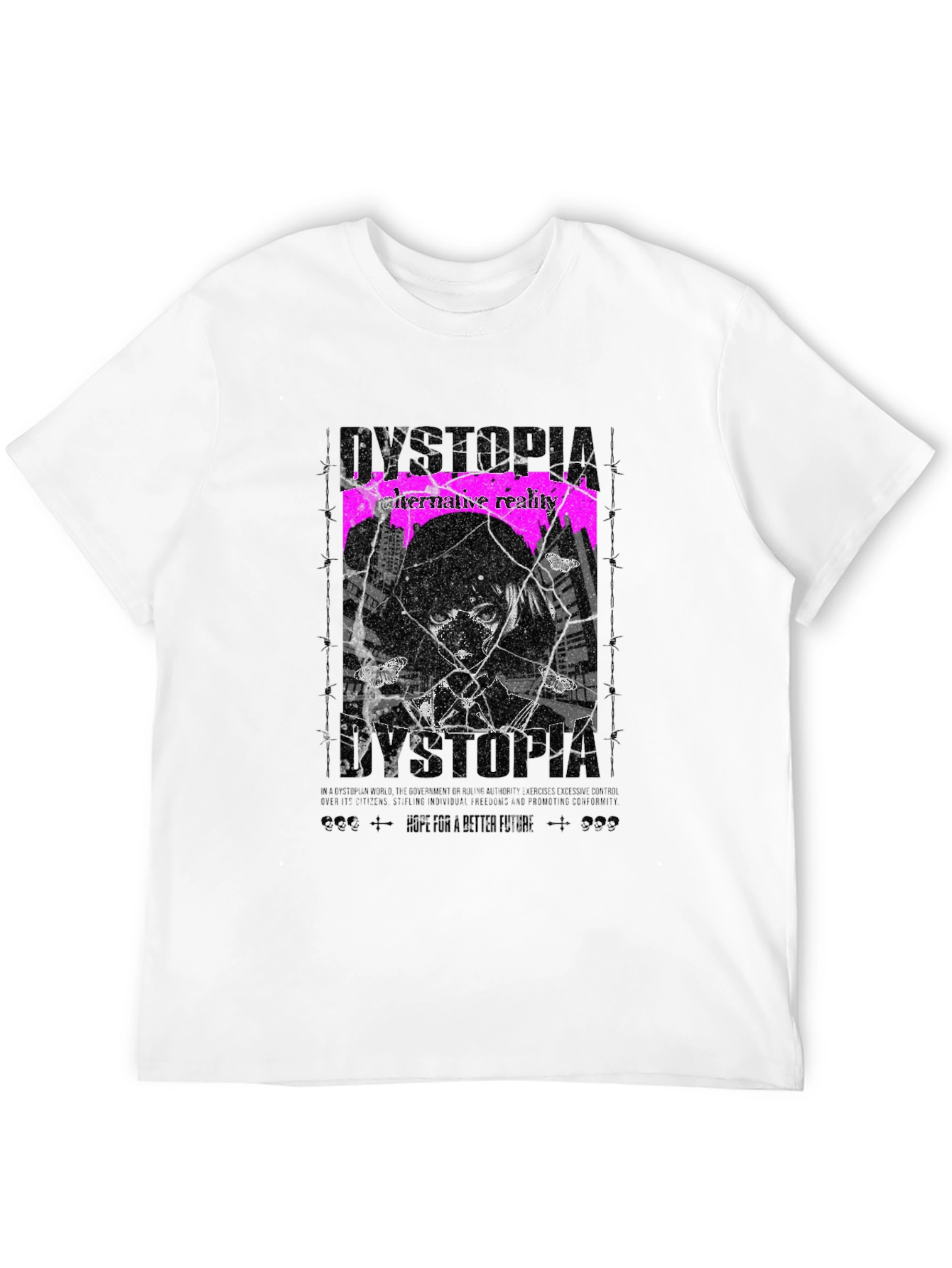 Dystopia Graphic Tee - Alternative Reality T-Shirt