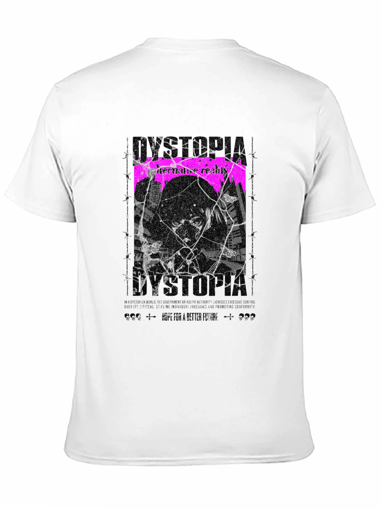 Dystopia Graphic Tee - Alternative Reality T-Shirt